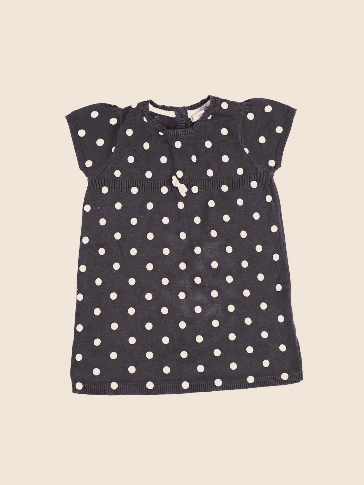 Vertbaudet - robe marron - 12 mois