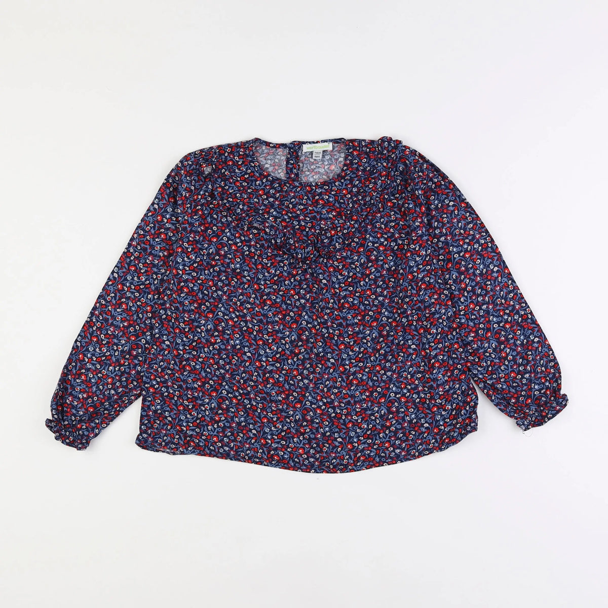 Vertbaudet - blouse bleu - 6 ans