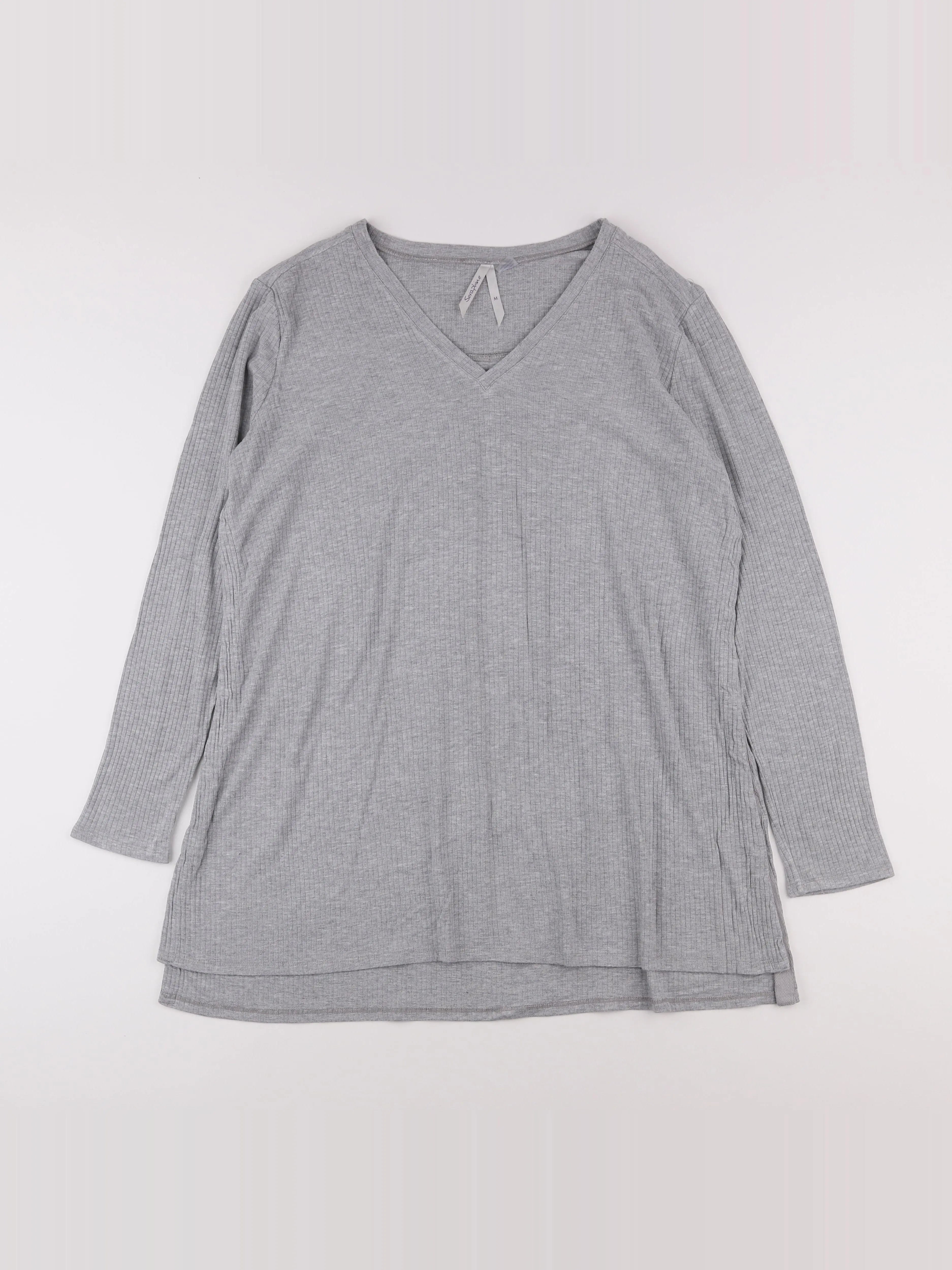 Seraphine - tee-shirt grossesse, allaitement gris - 38