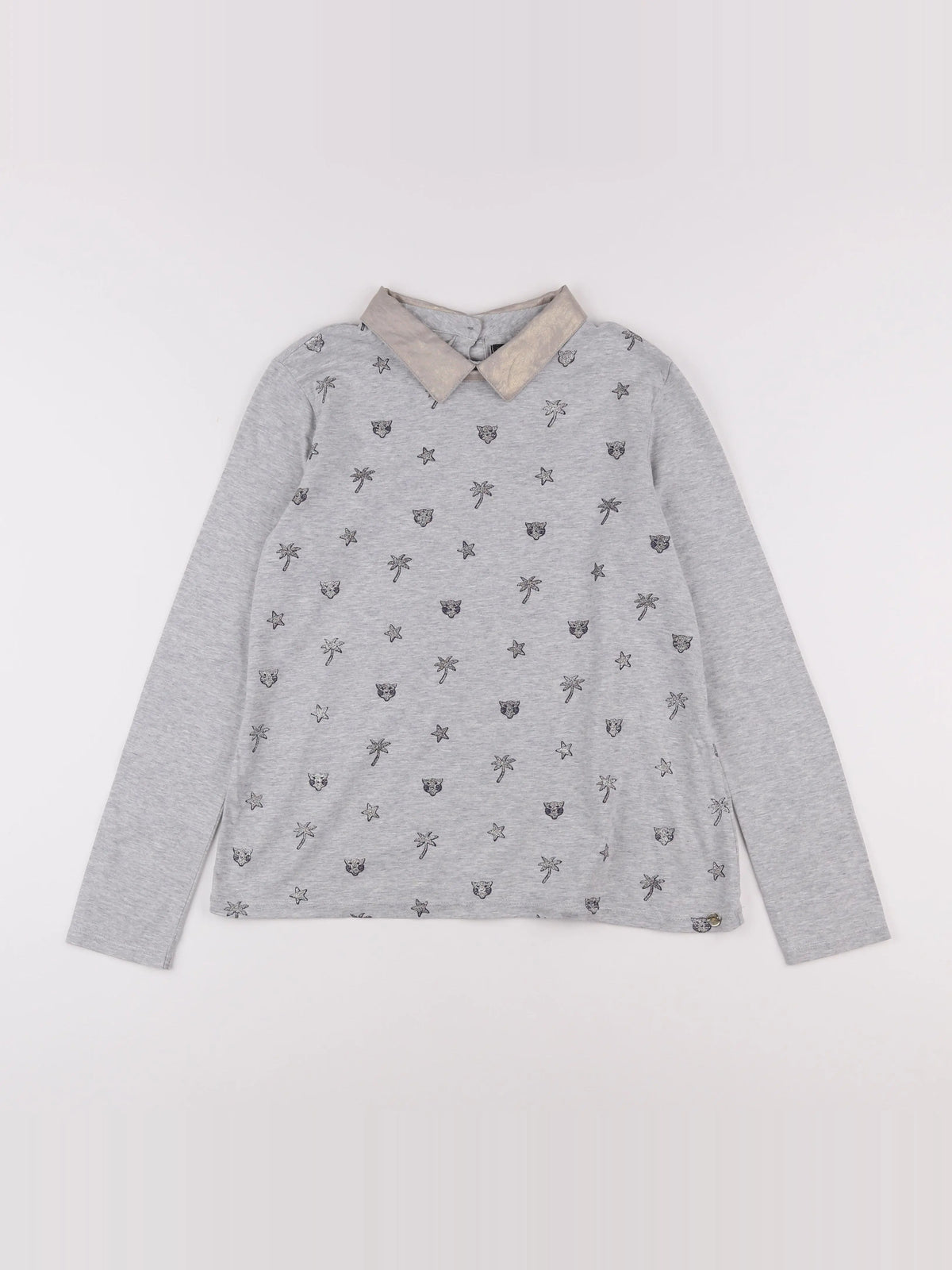 IKKS - tee-shirt gris - 12 ans