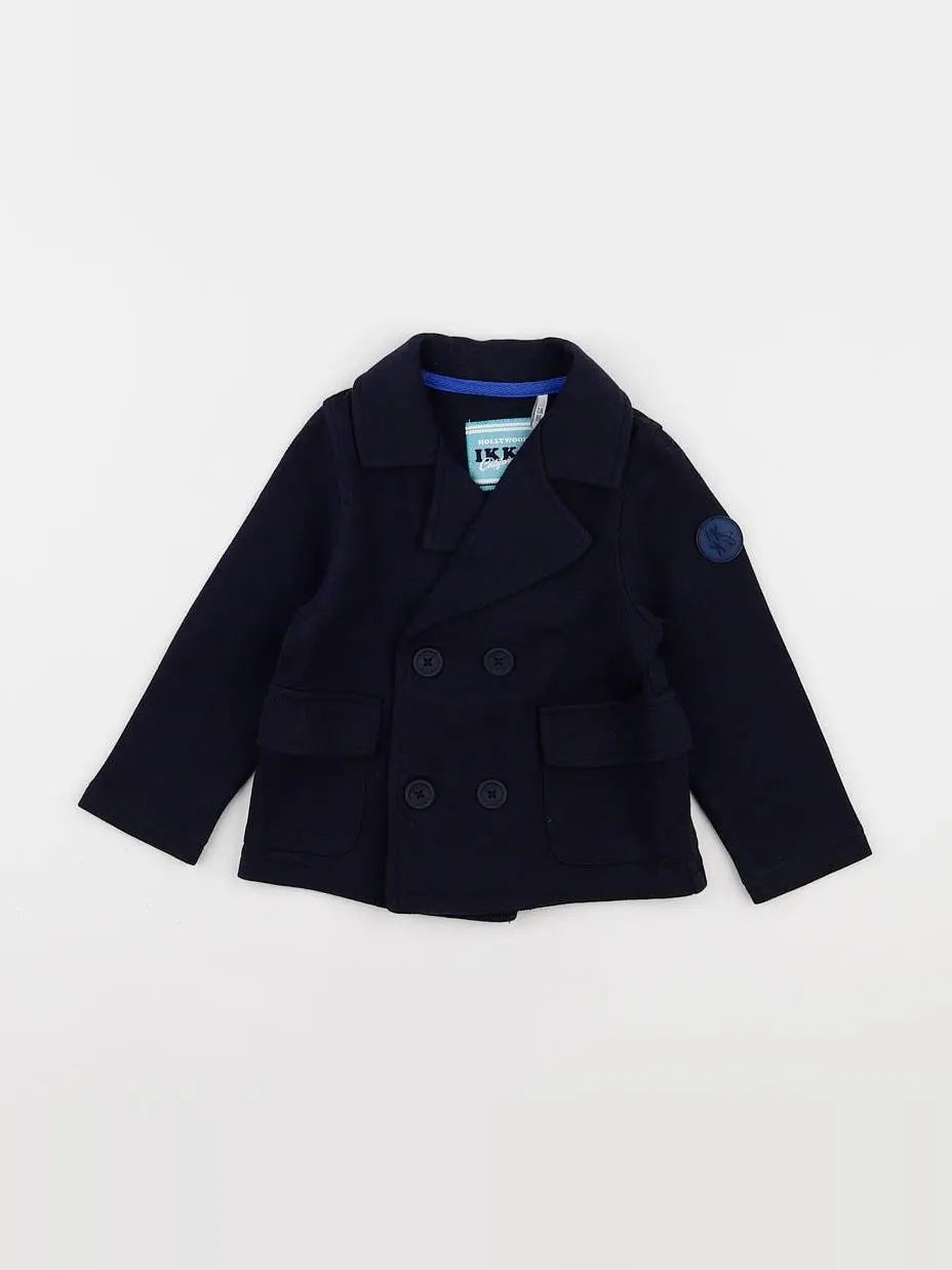 IKKS - veste imprimé au dos bleu - 2 ans