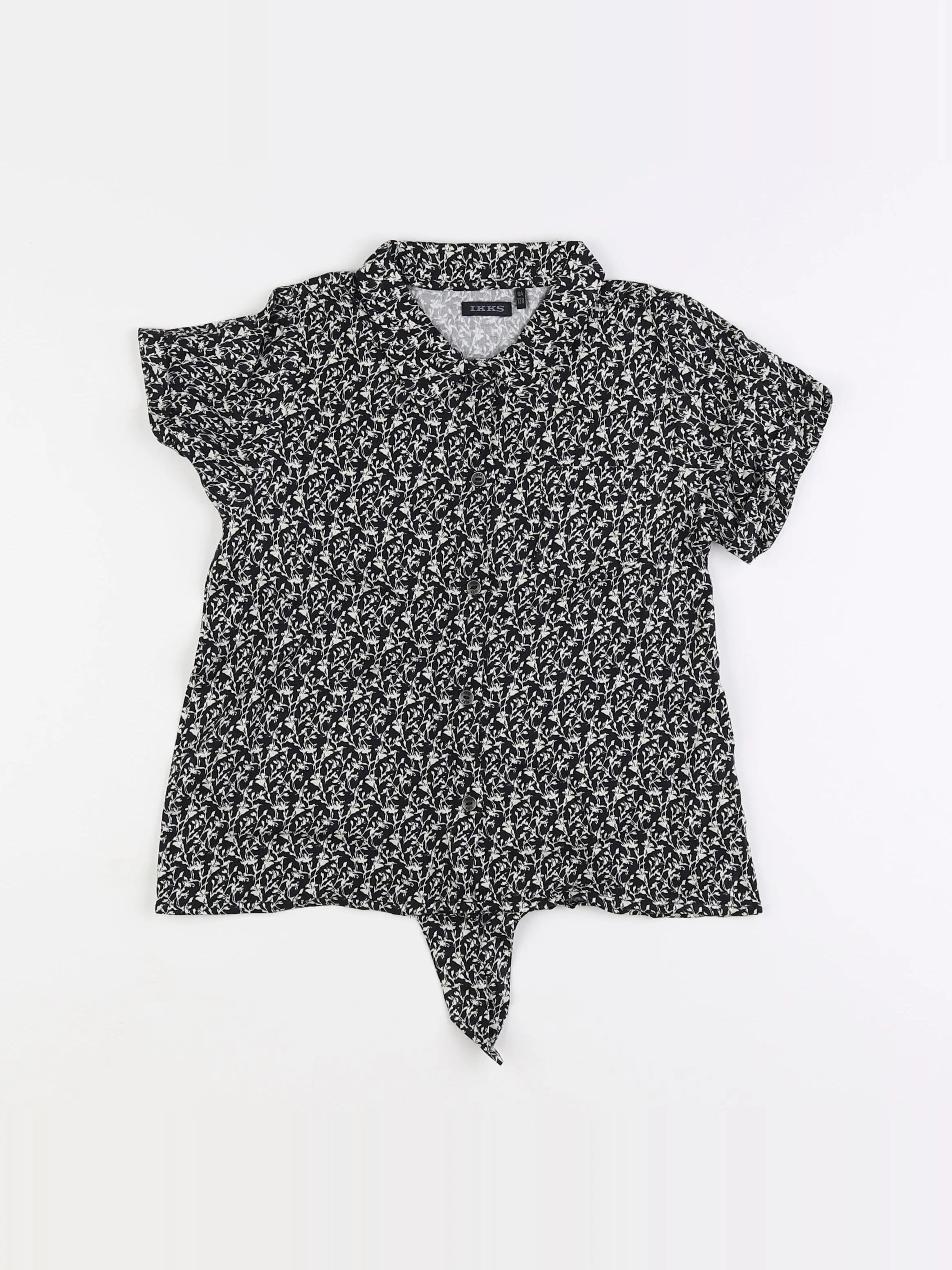 IKKS - blouse noir - 8 ans