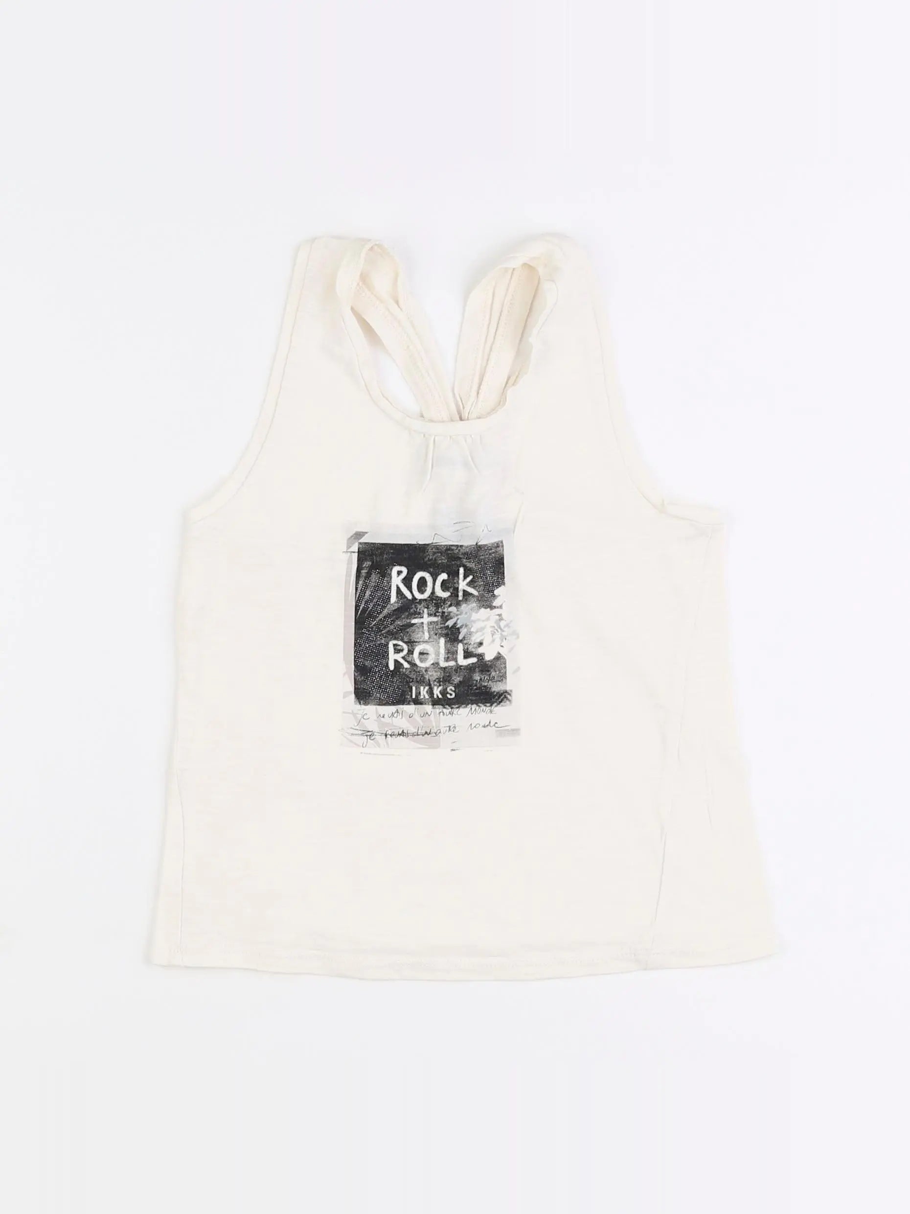 IKKS - débardeur beige - 6 ans