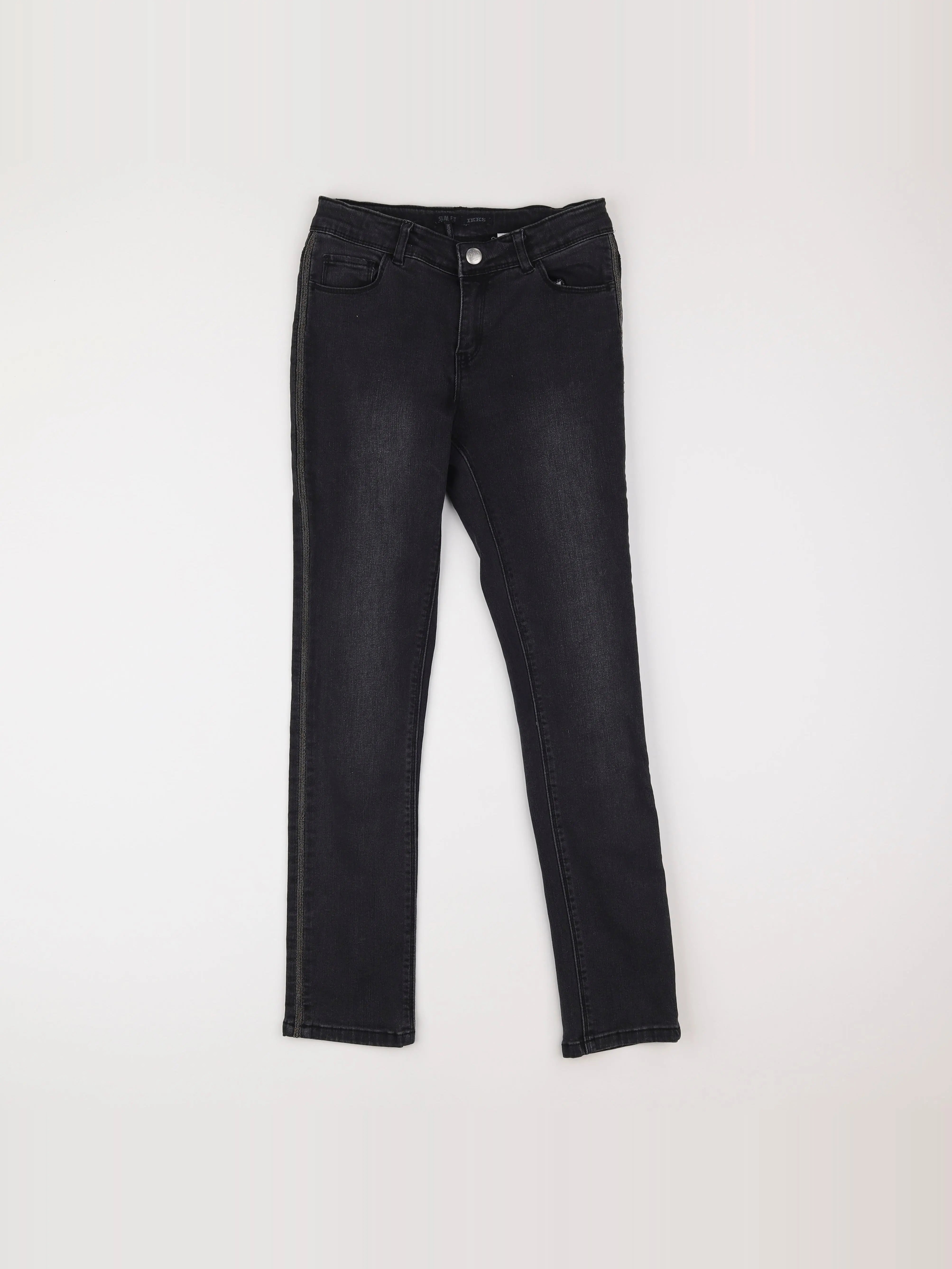 IKKS - jean noir - 12 ans