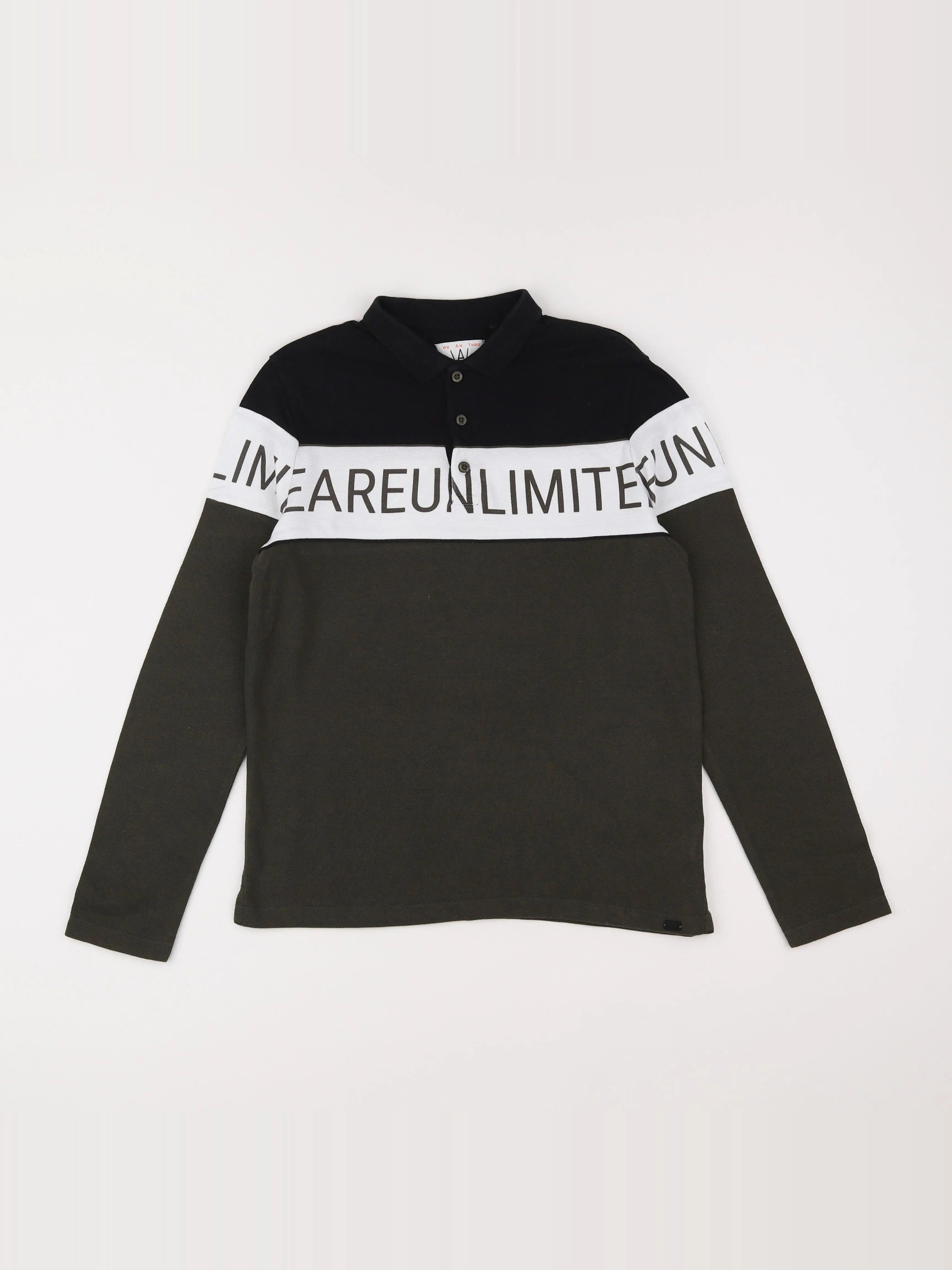 IKKS - polo noir - 12 ans