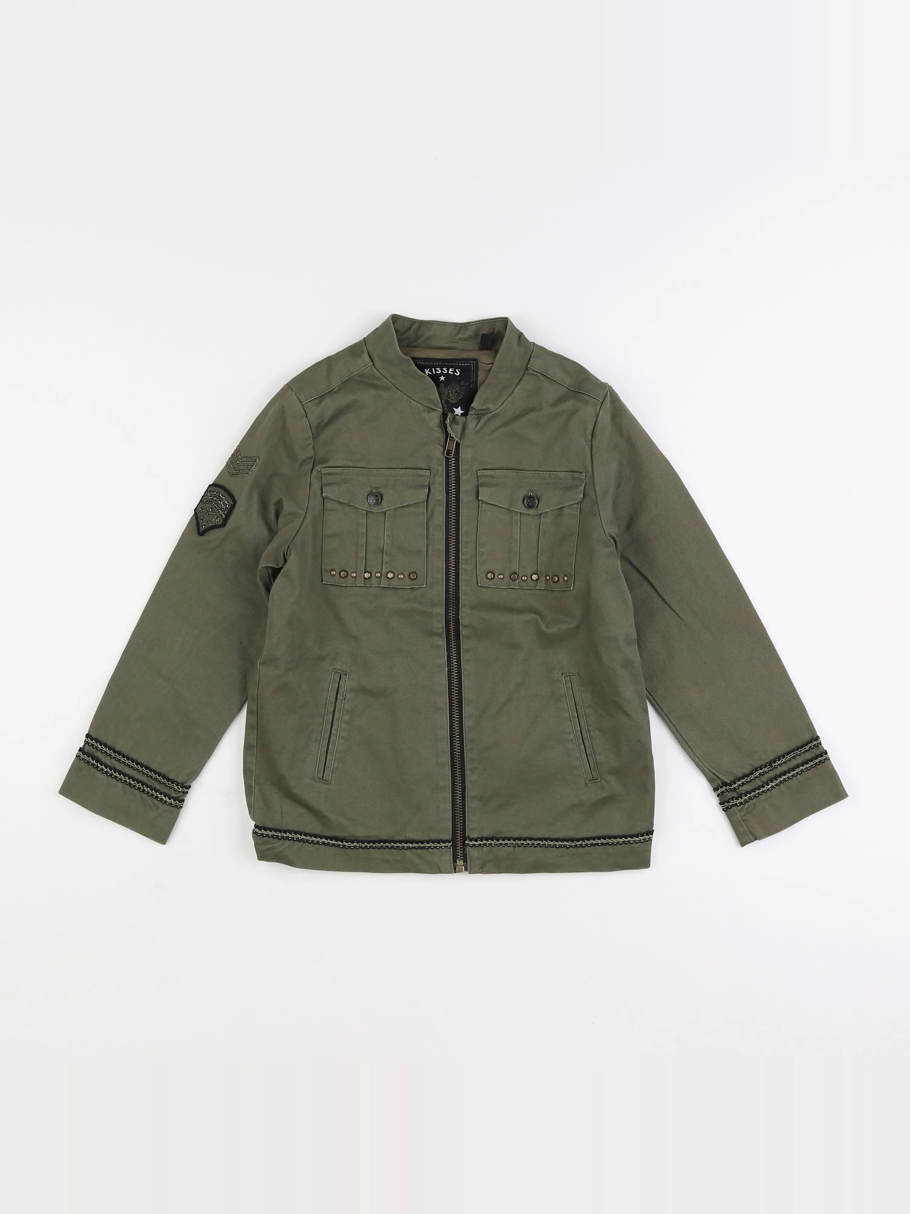 IKKS - veste imprimé au dos vert - 6 ans