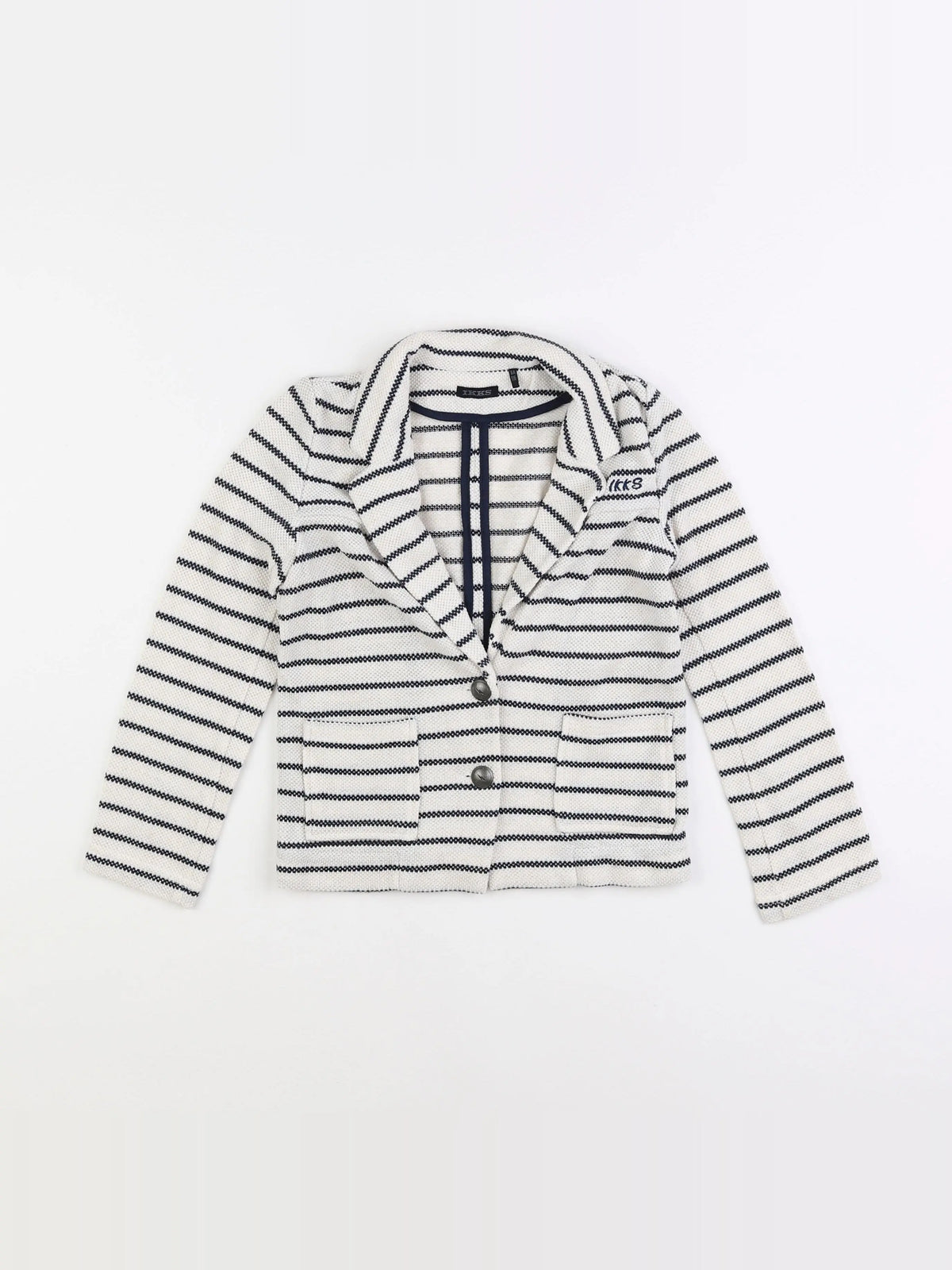 IKKS - veste beige, bleu - 6 ans