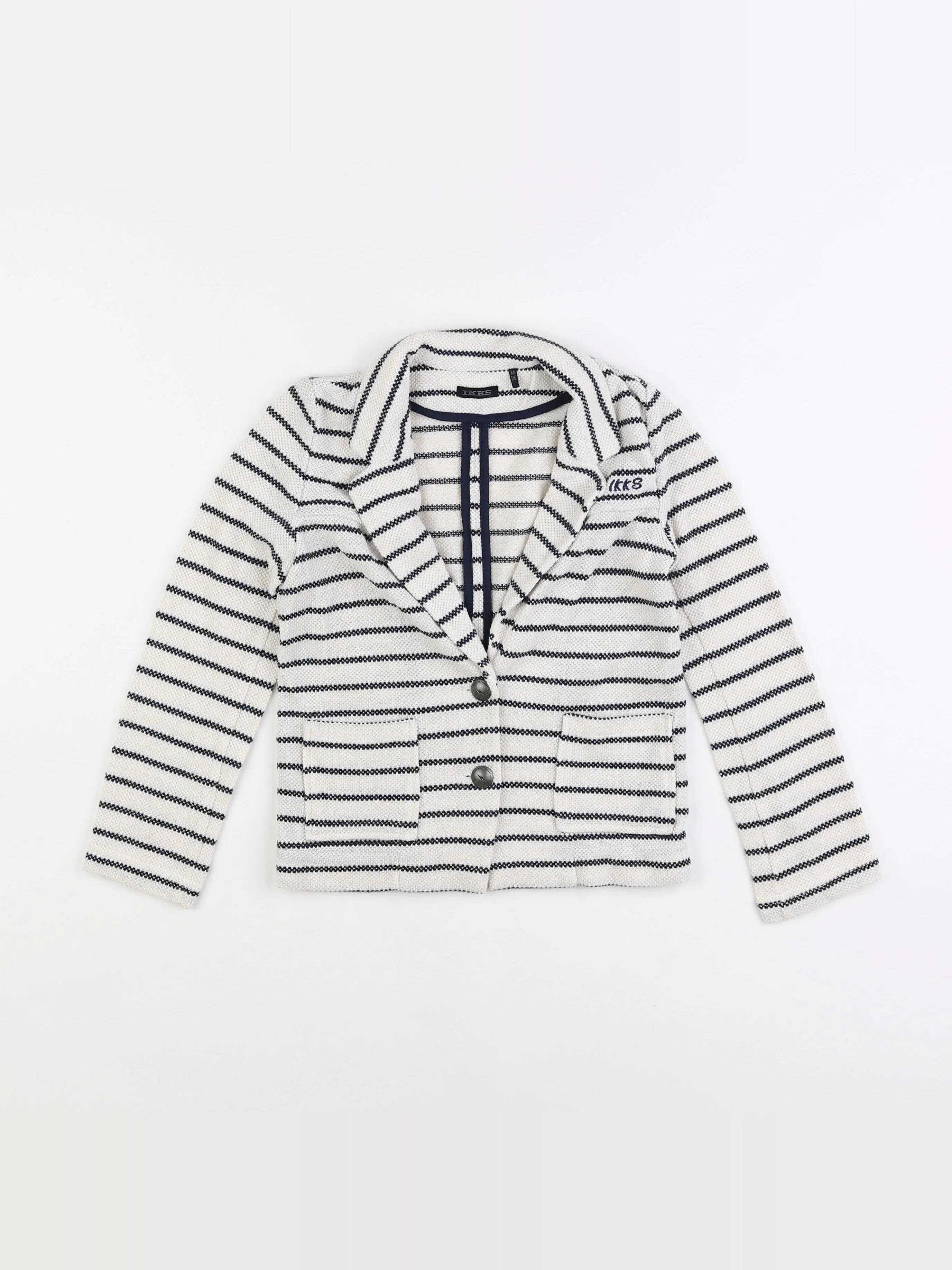 IKKS - veste beige, bleu - 6 ans