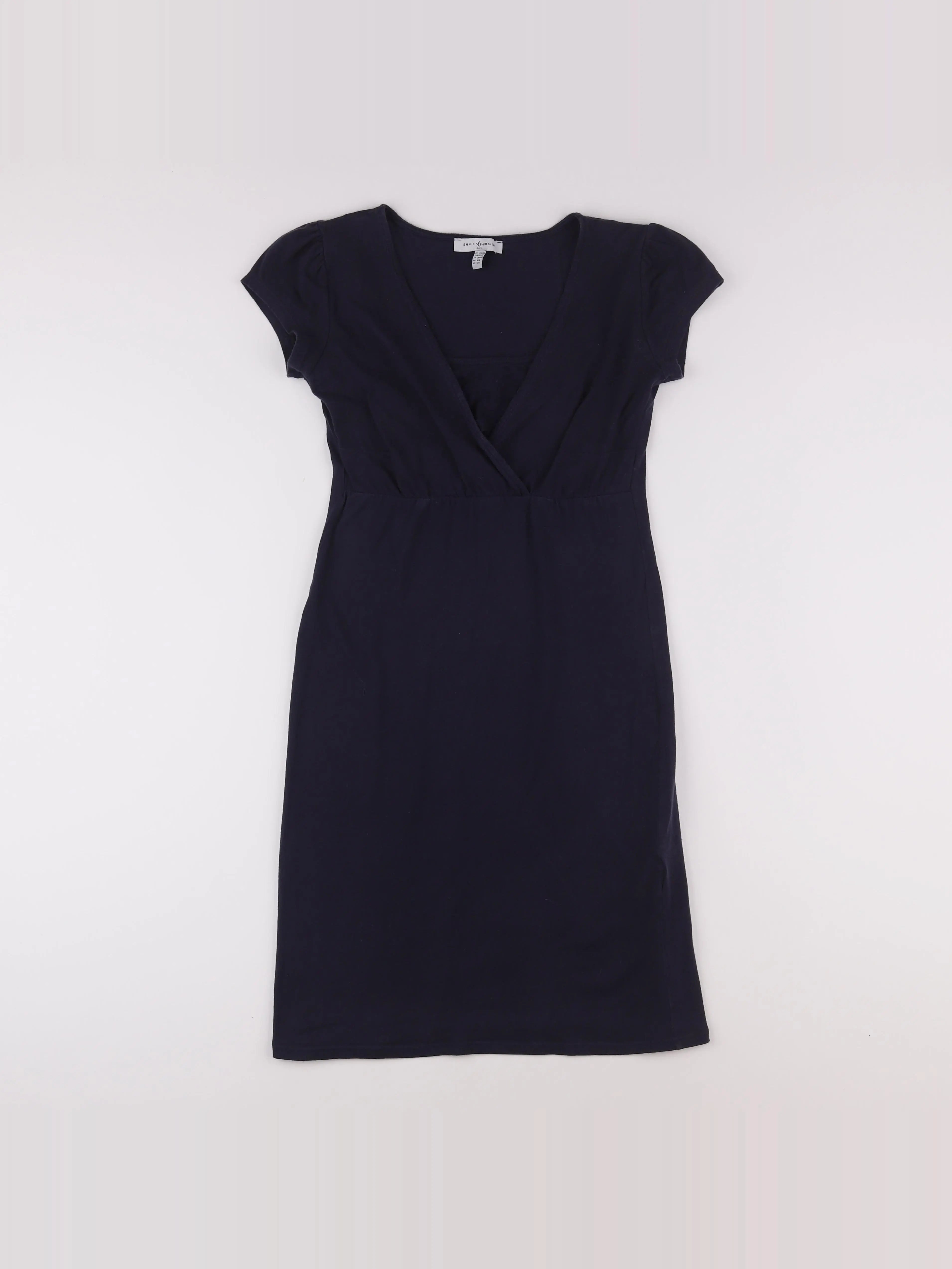 Envie de fraise - robe grossesse, allaitement bleu - 34 à 36