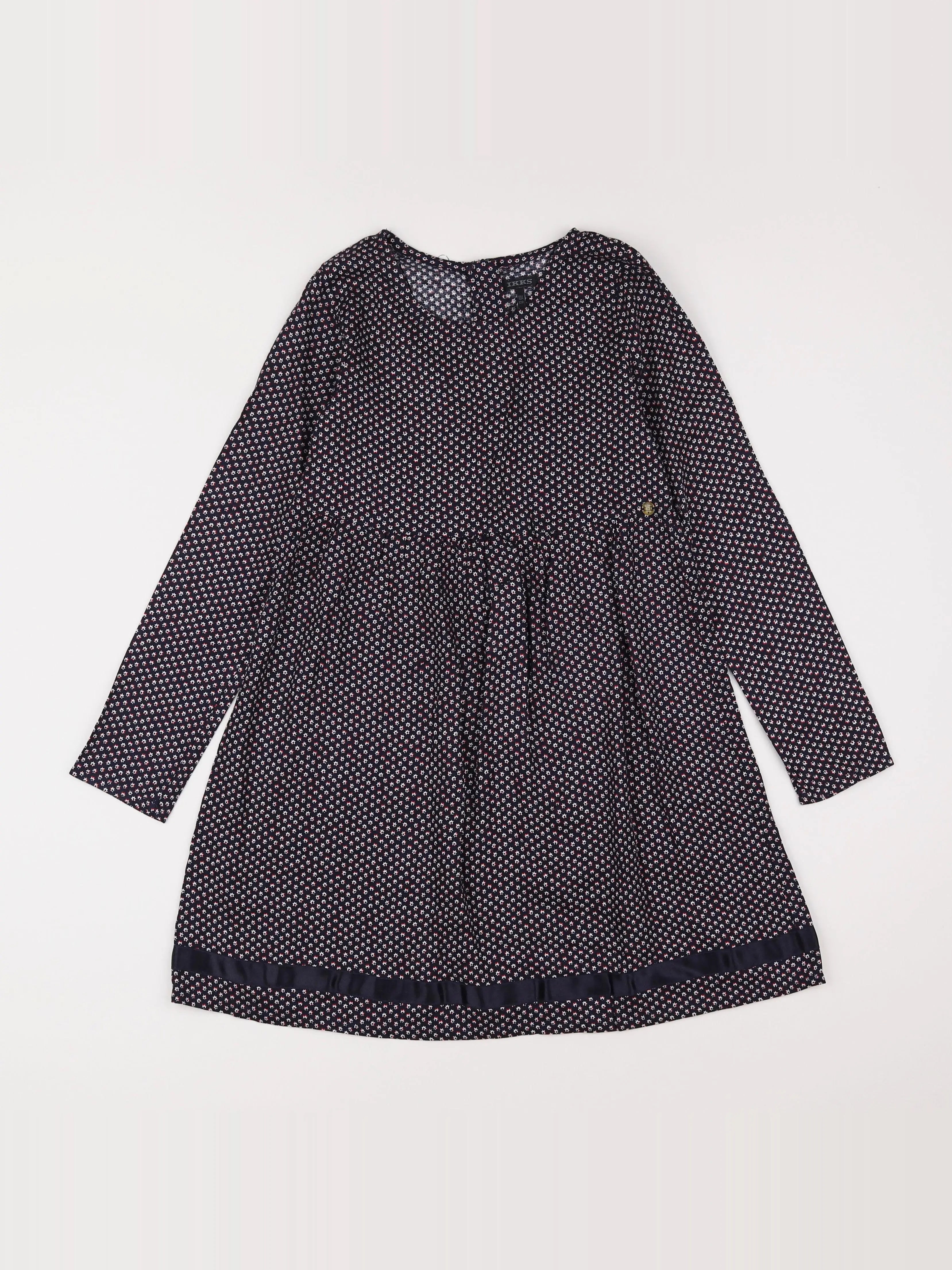 IKKS - robe bleu - 10 ans