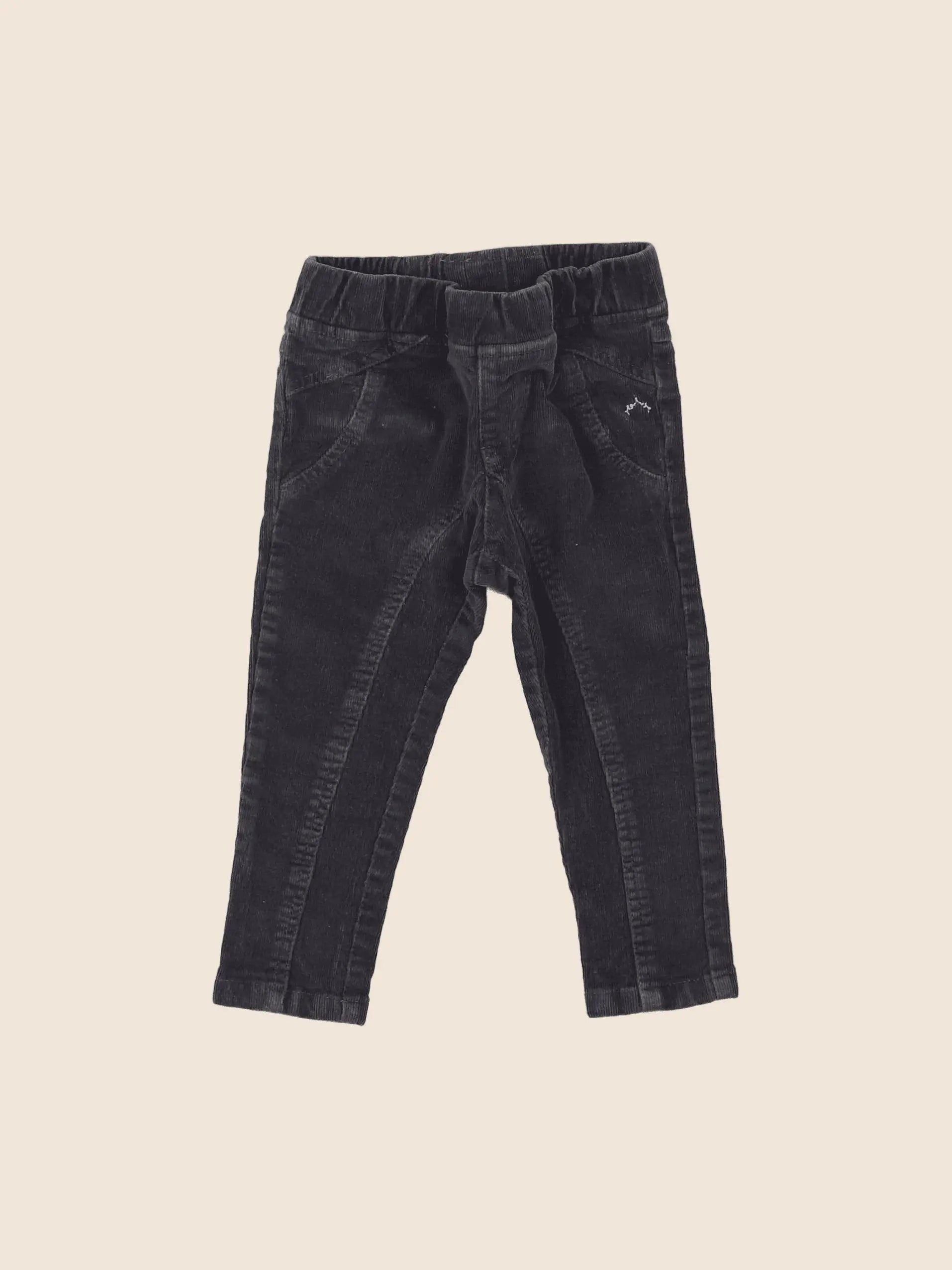 Nanos baby - jegging gris - 12 mois