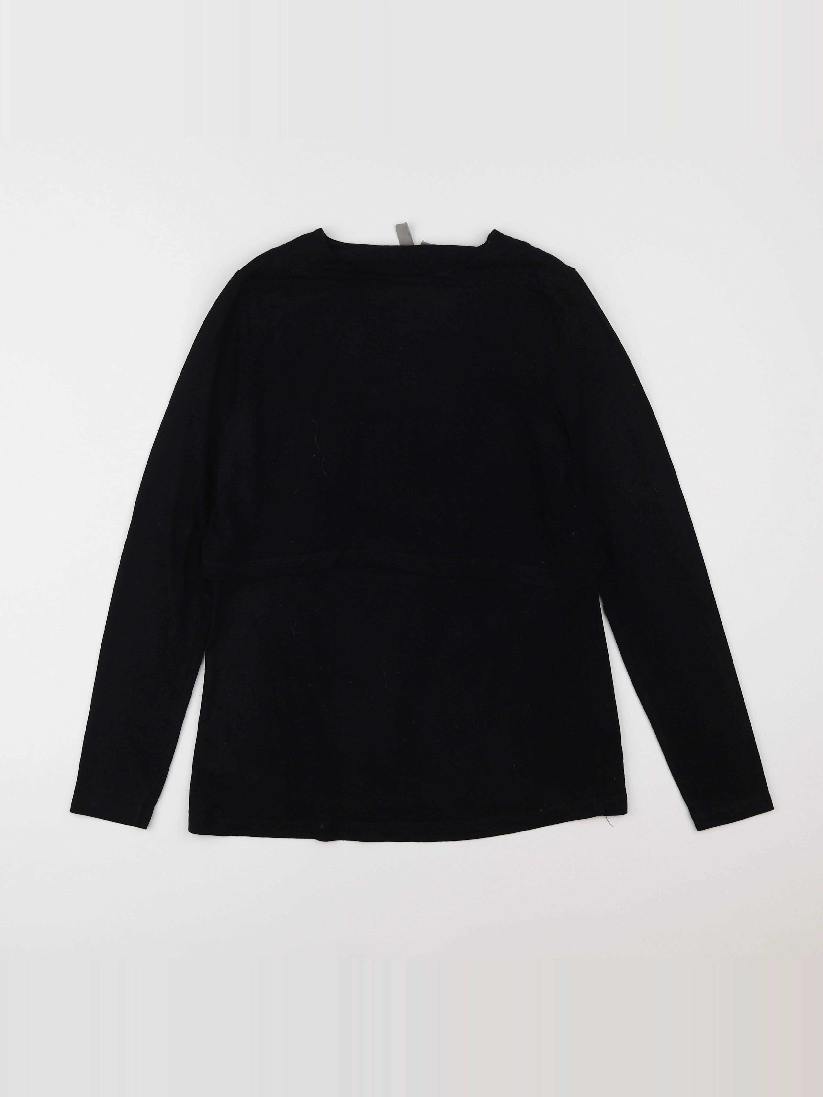 Asos - tee-shirt grossesse noir - 38