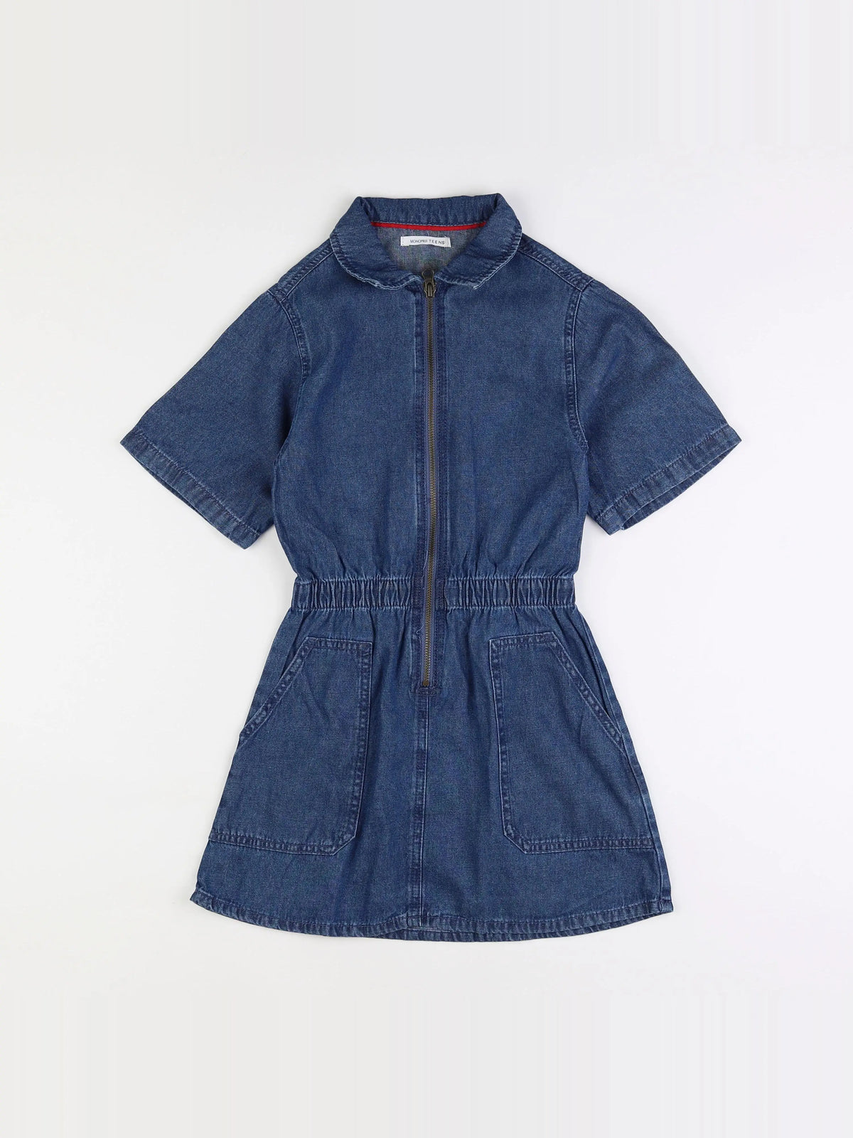 Monoprix - robe bleu - 10 ans