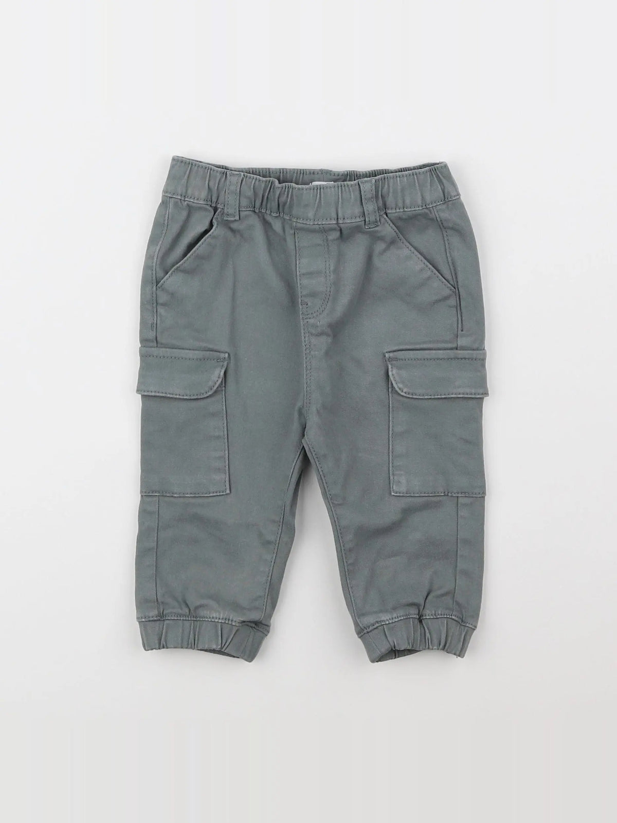 Vertbaudet - pantalon vert - 9 mois