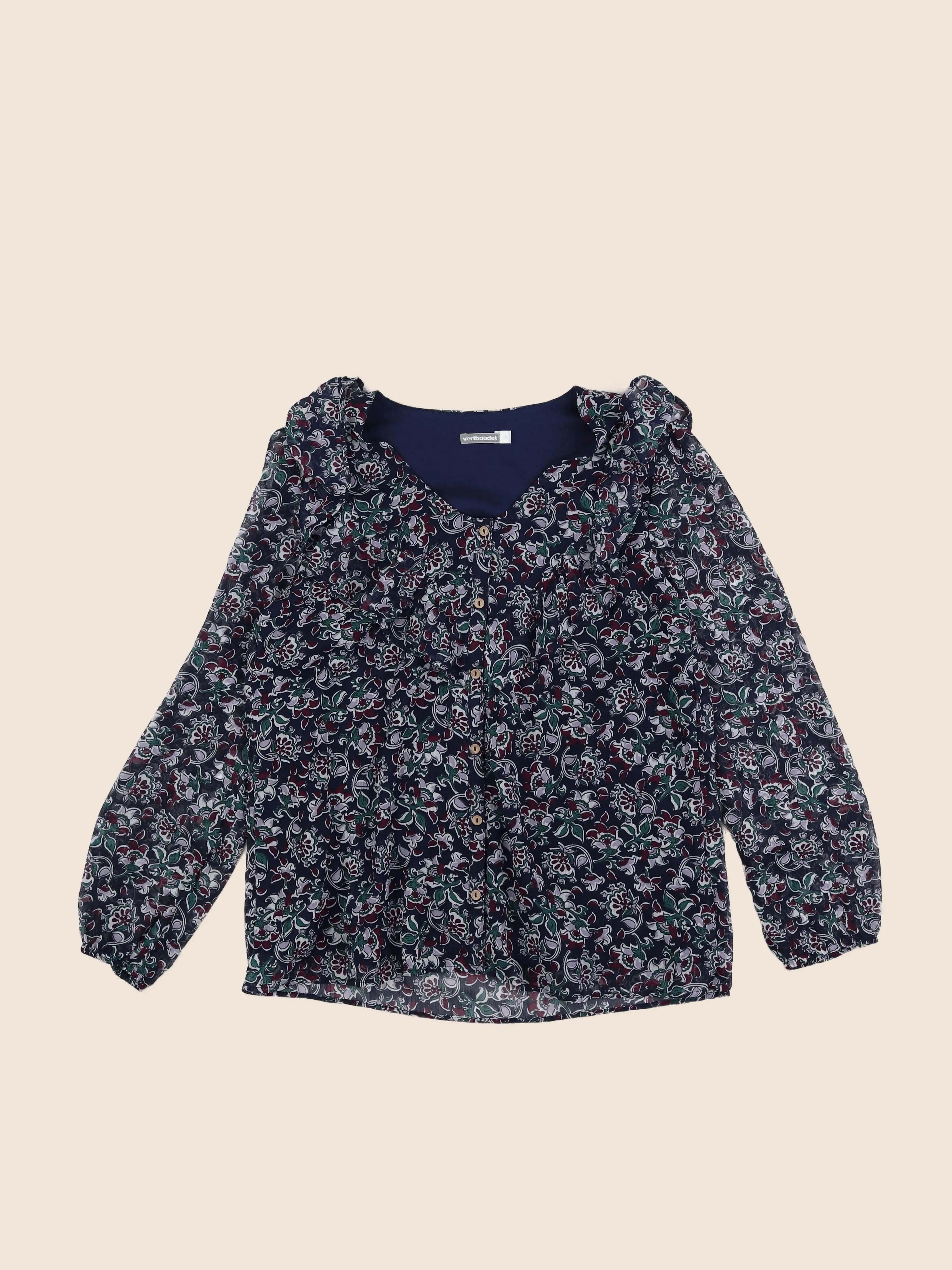 Vertbaudet - blouse grossesse bleu - 36