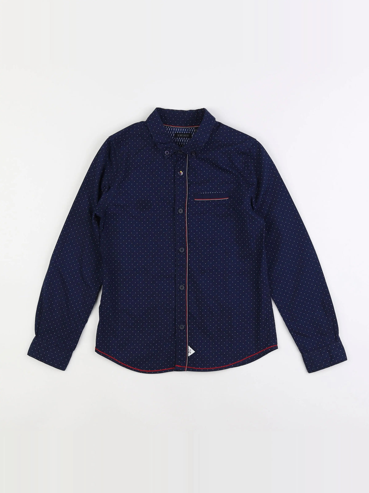 IKKS - chemise bleu - 8 ans