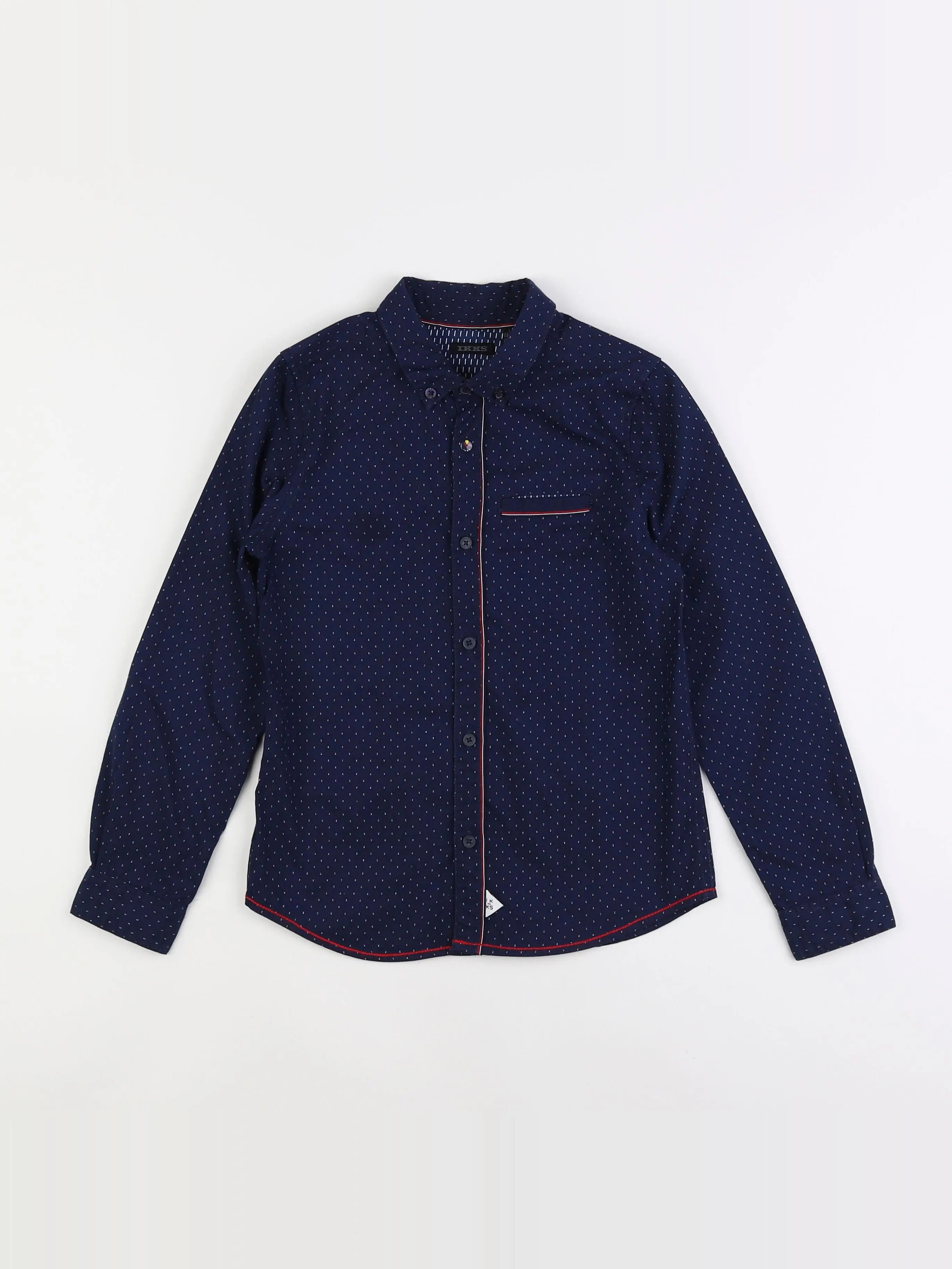 IKKS - chemise bleu - 8 ans