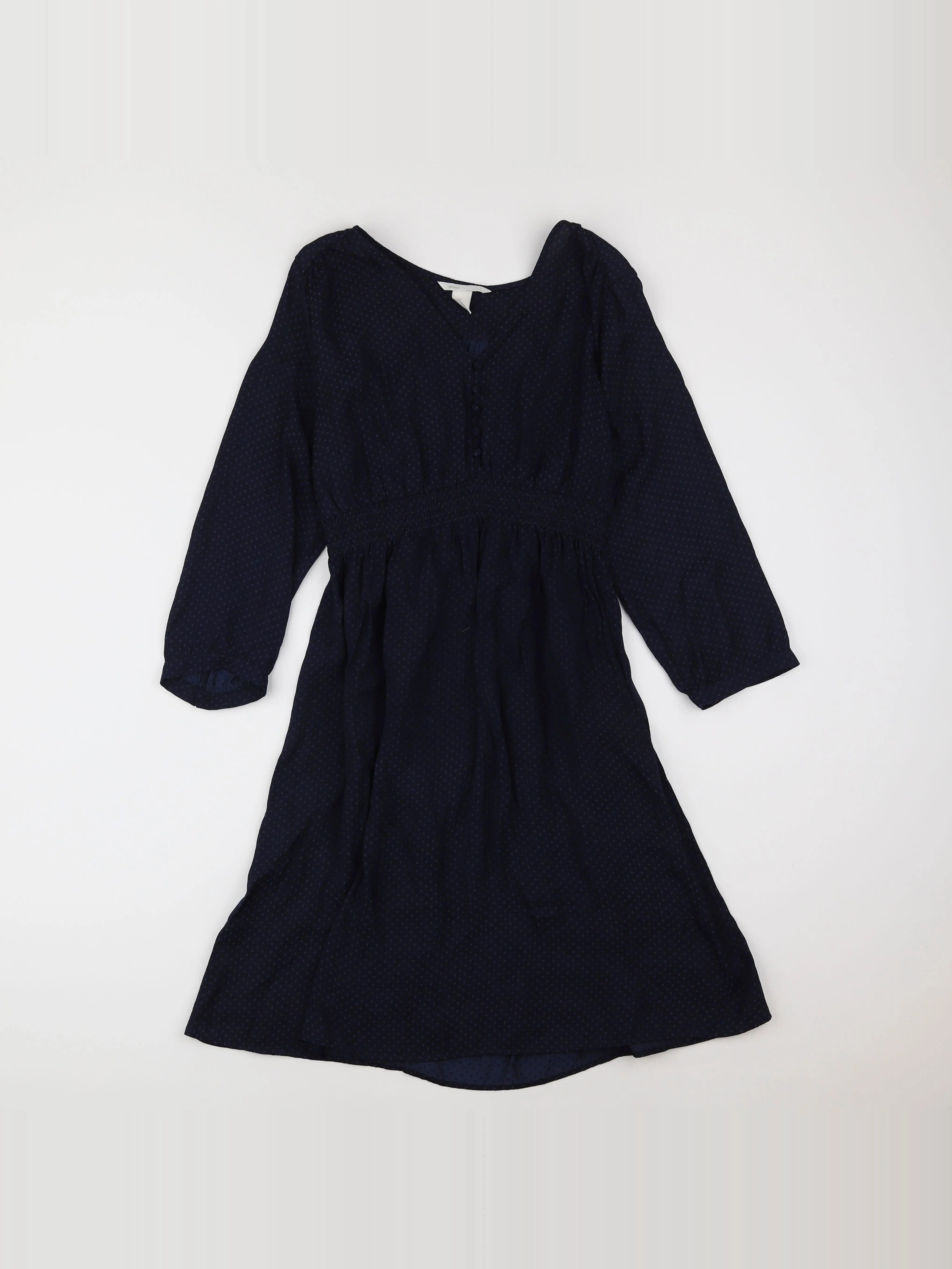 H&M - robe grossesse bleu - 38