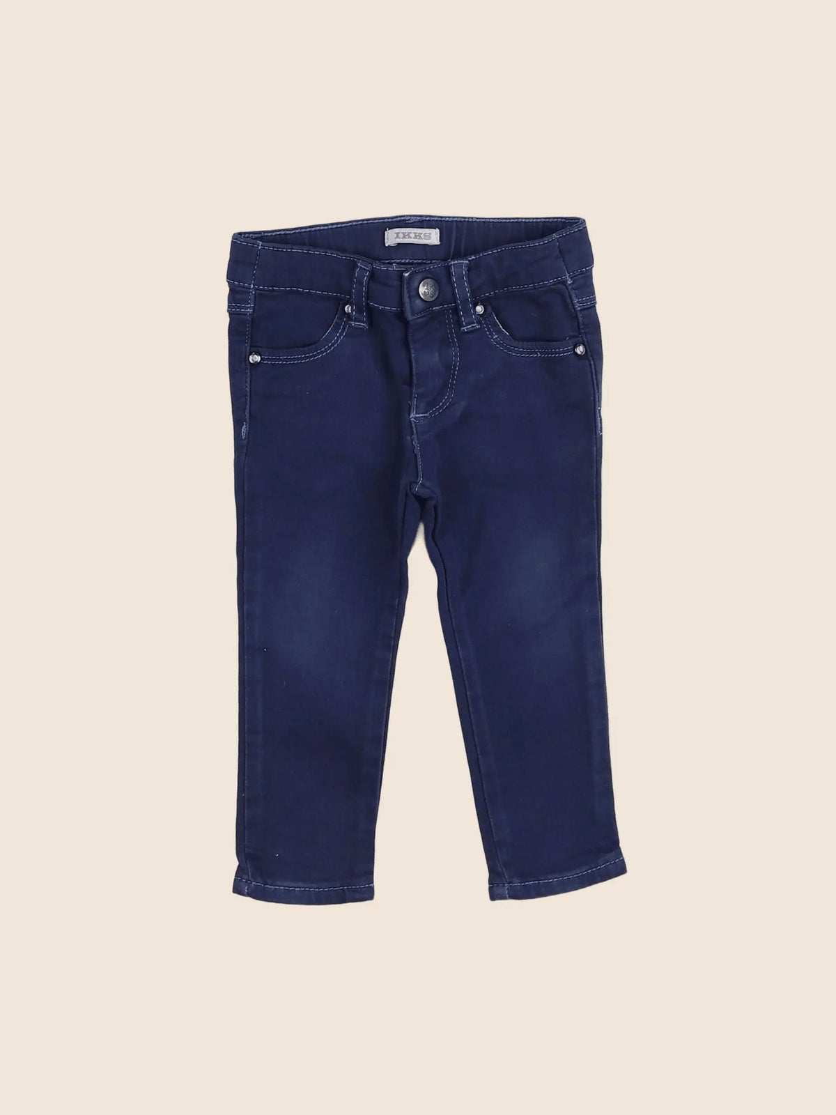 IKKS - pantalon bleu - 12 mois
