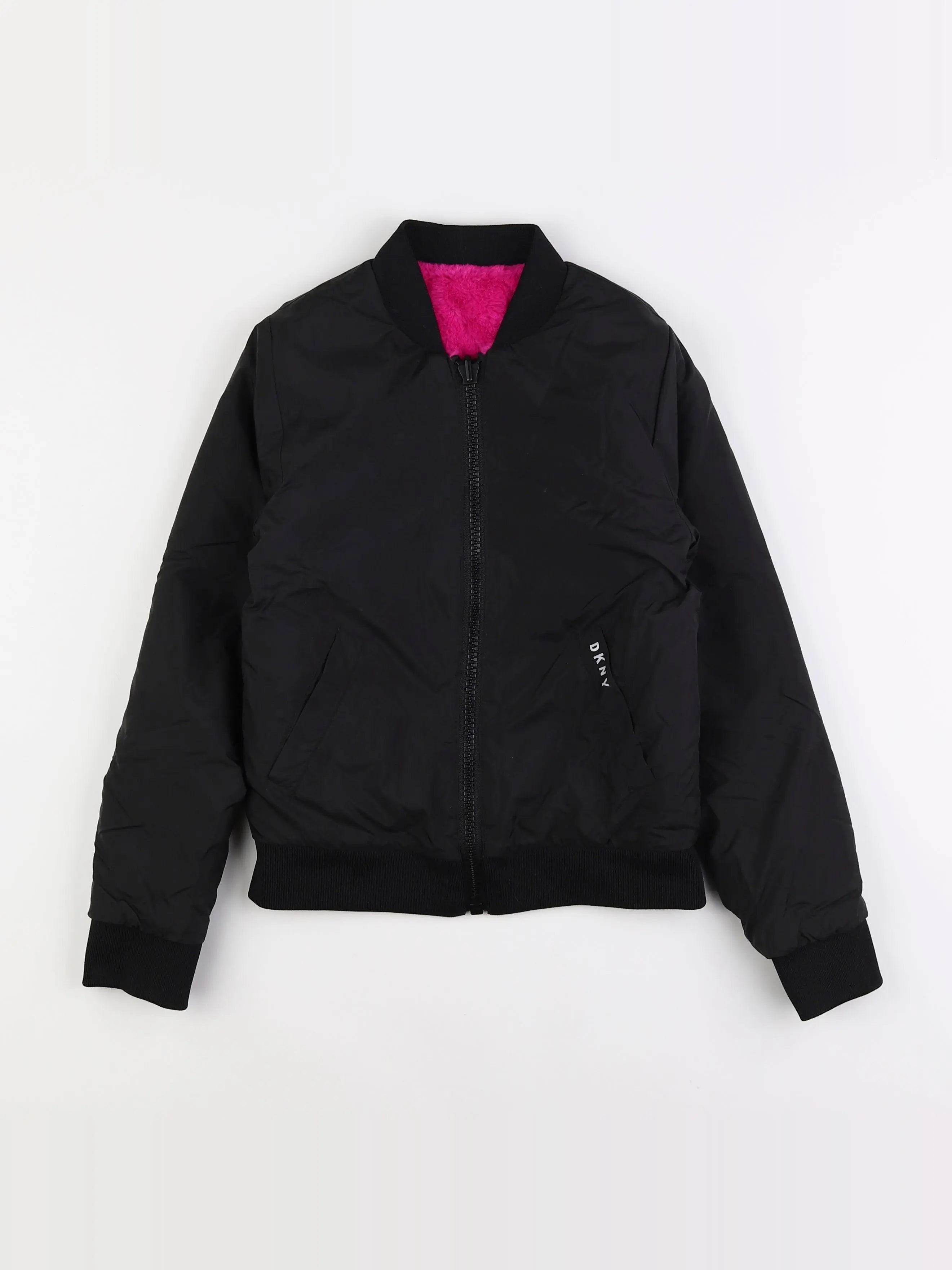 Dkny - veste réversible bleu - 10 ans