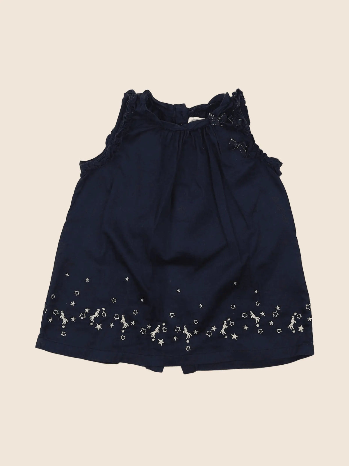 IKKS - robe bleu - 6 mois