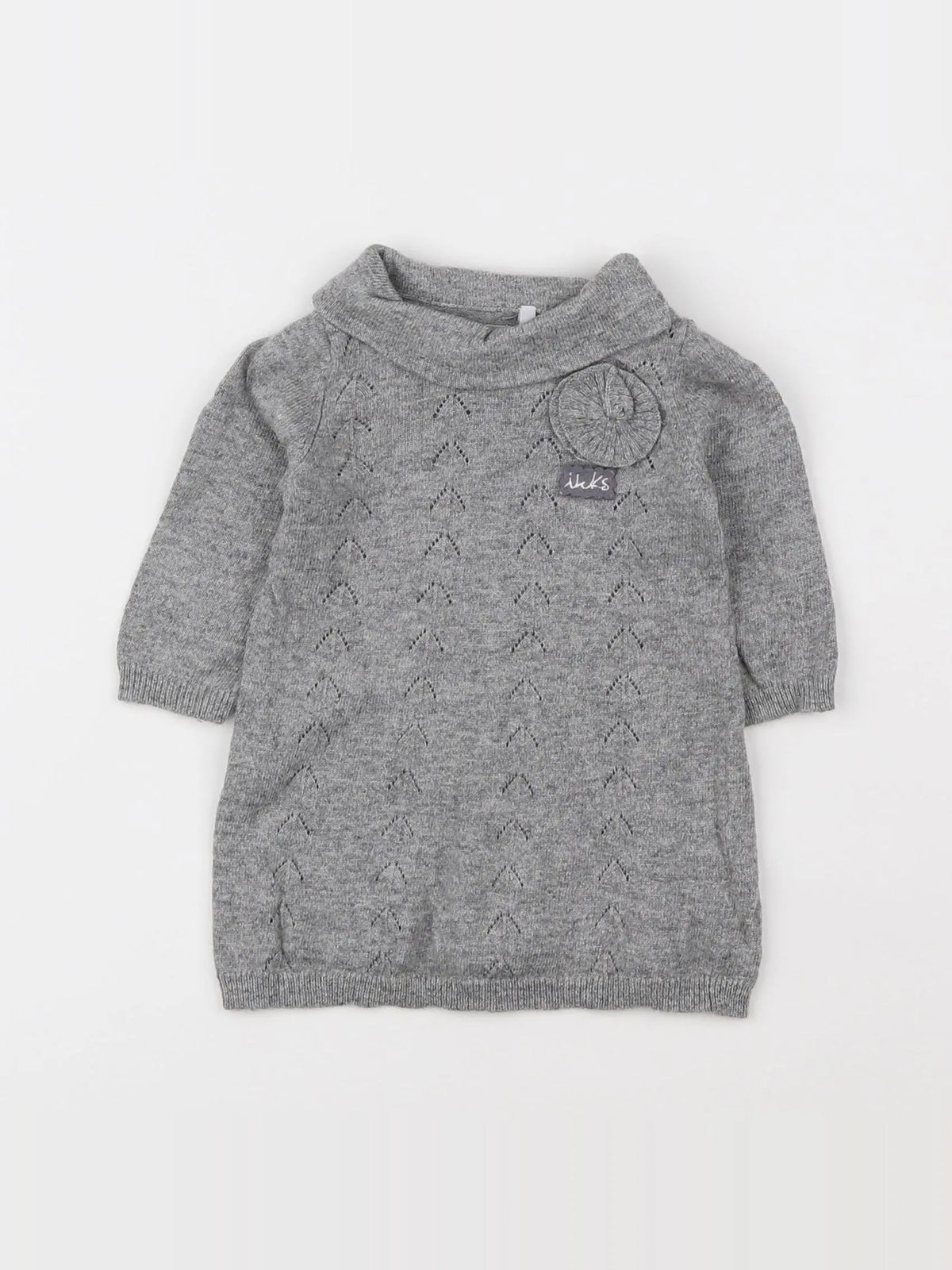 IKKS - robe gris - 3 mois