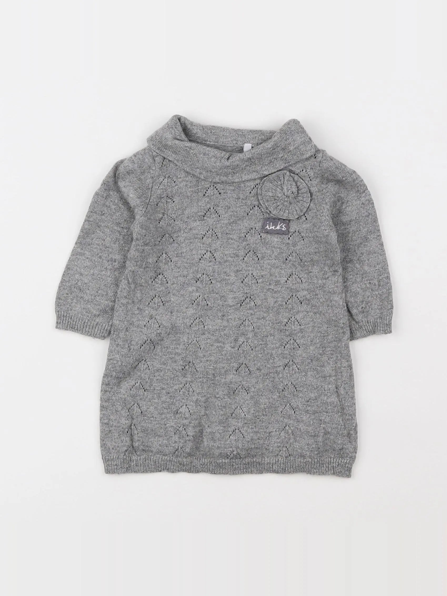 IKKS - robe gris - 3 mois