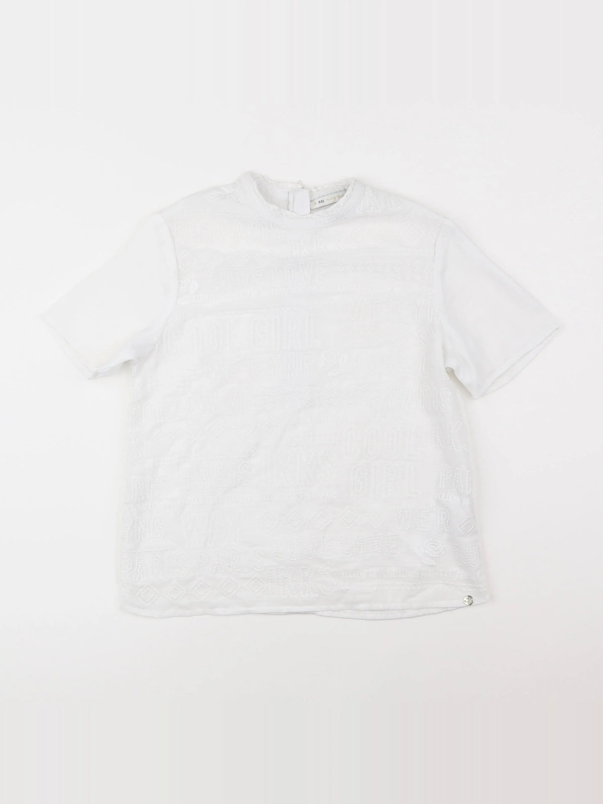 IKKS - blouse blanc - 12 ans