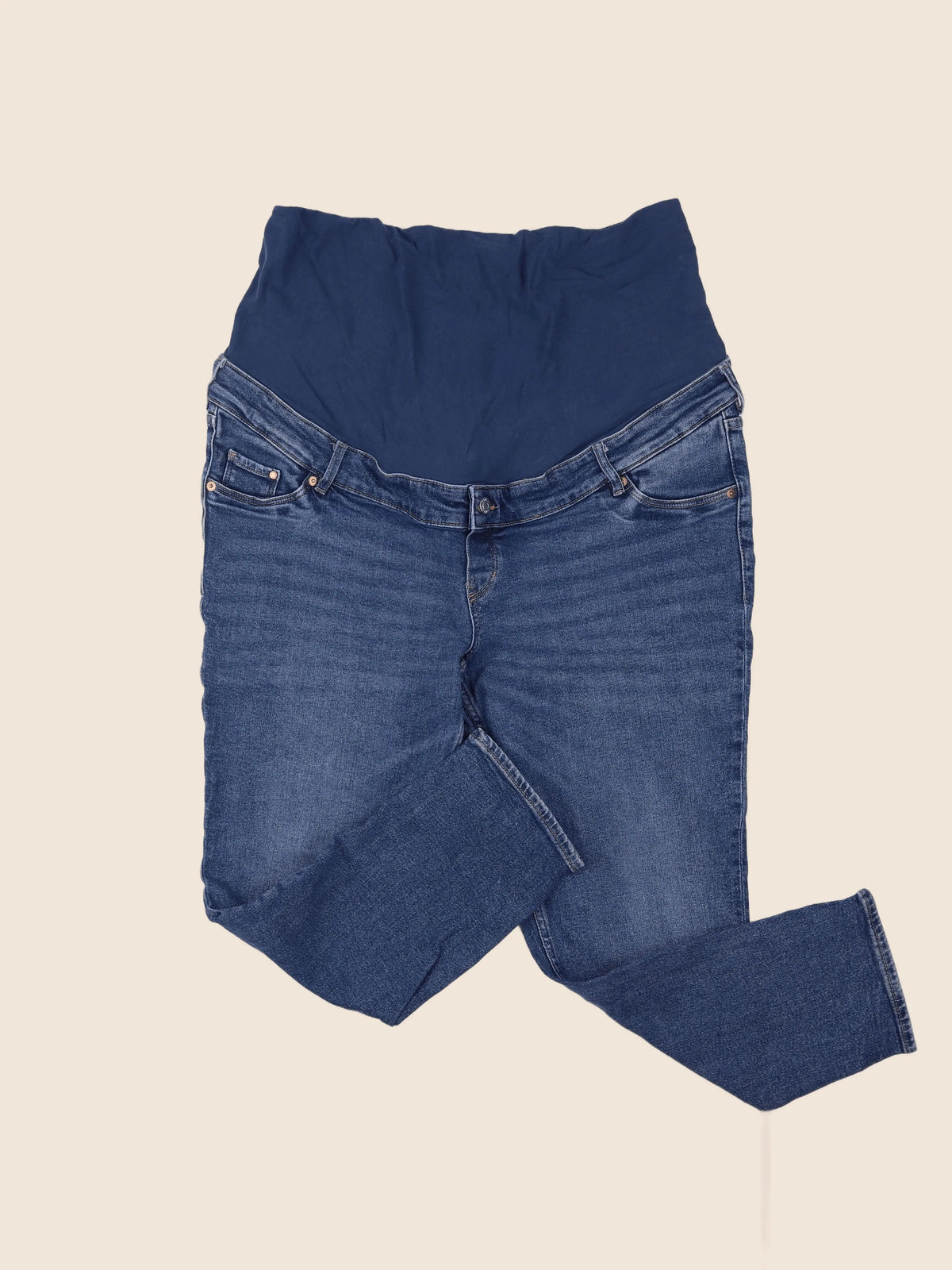 H&M - jean grossesse bleu - 48 à 50