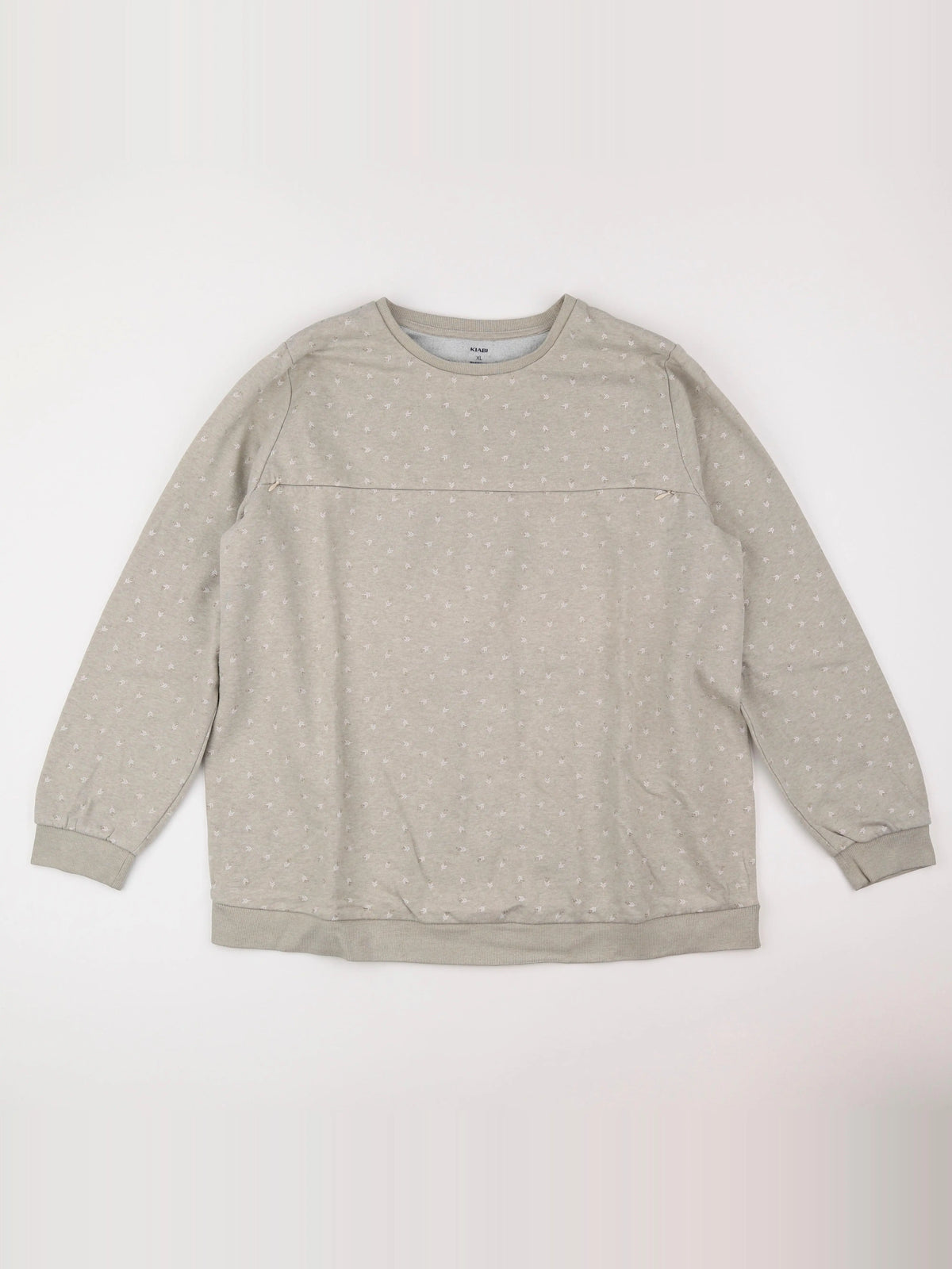 Kiabi - sweat grossesse beige - 48
