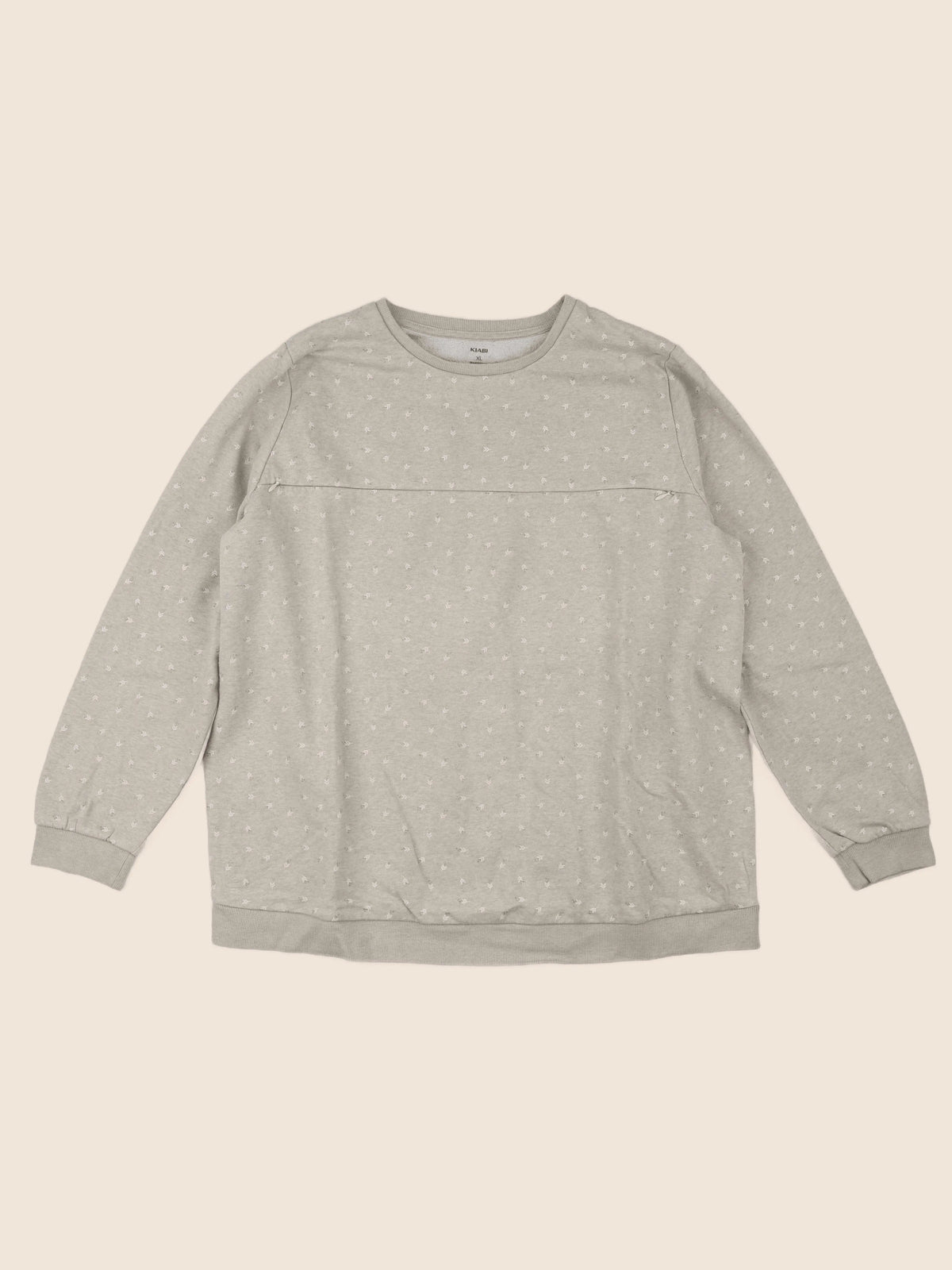 Kiabi - sweat grossesse beige - 48