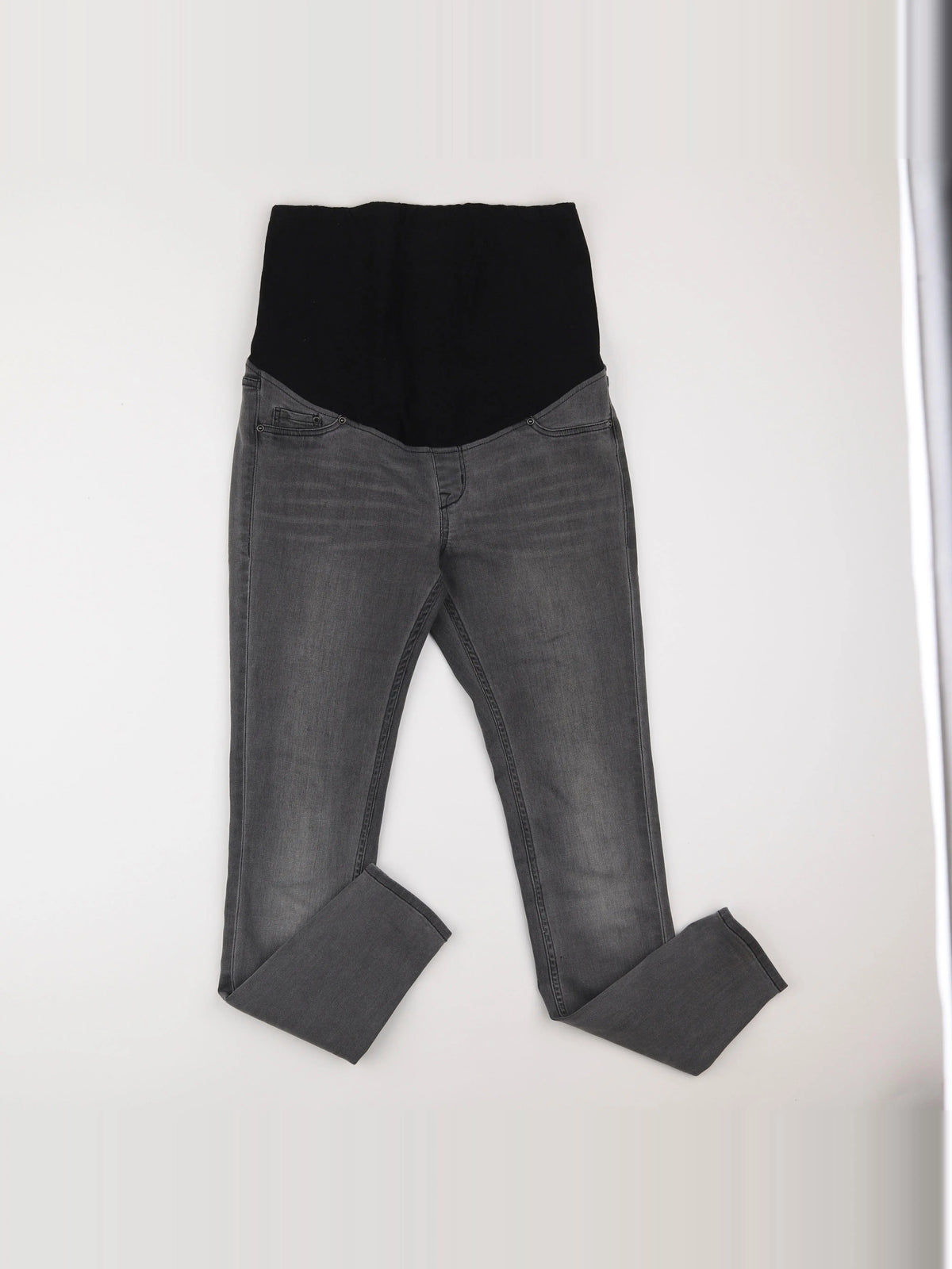 H&M - jean grossesse gris - 38
