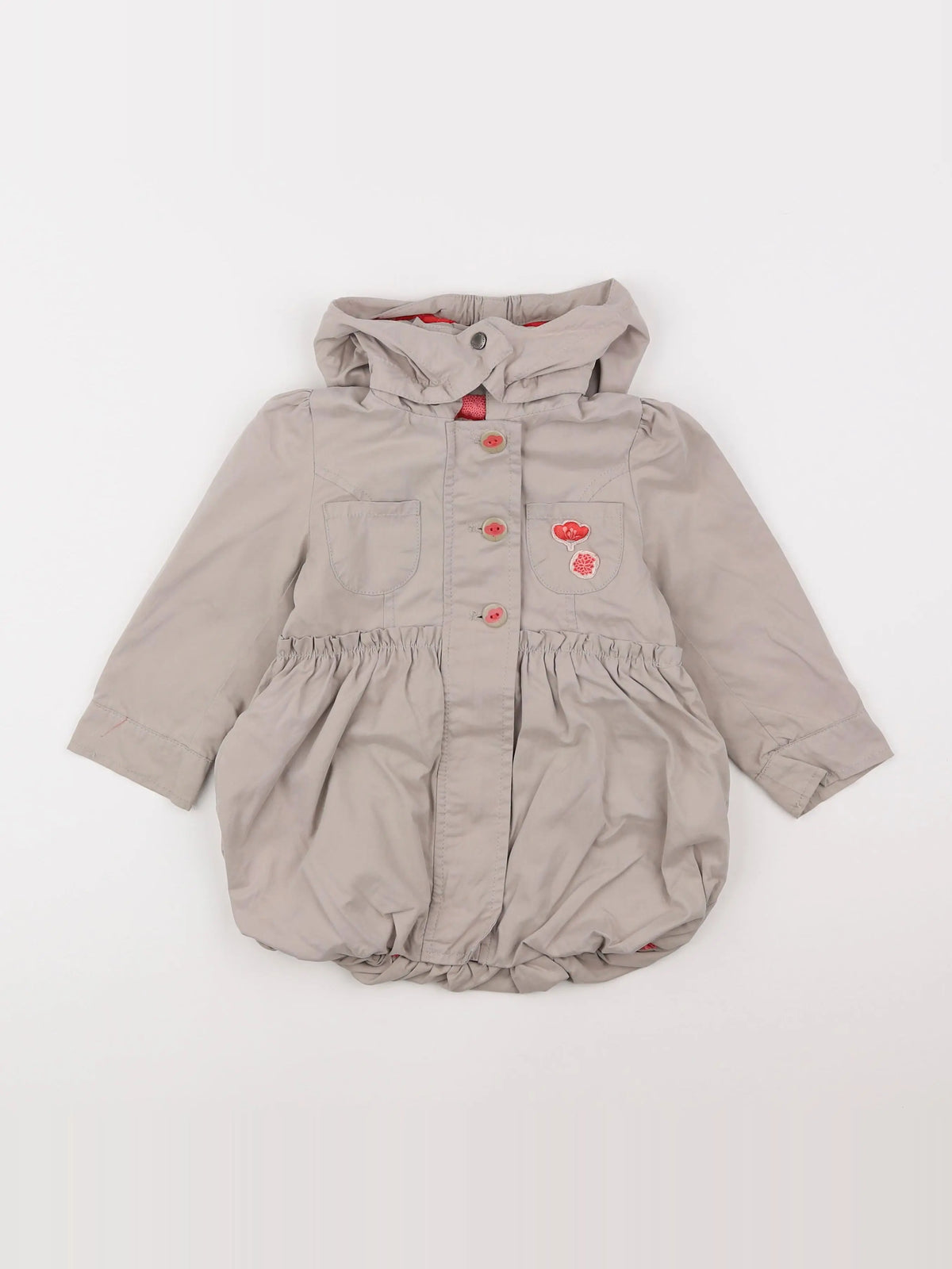 Vertbaudet - veste gris - 2 ans