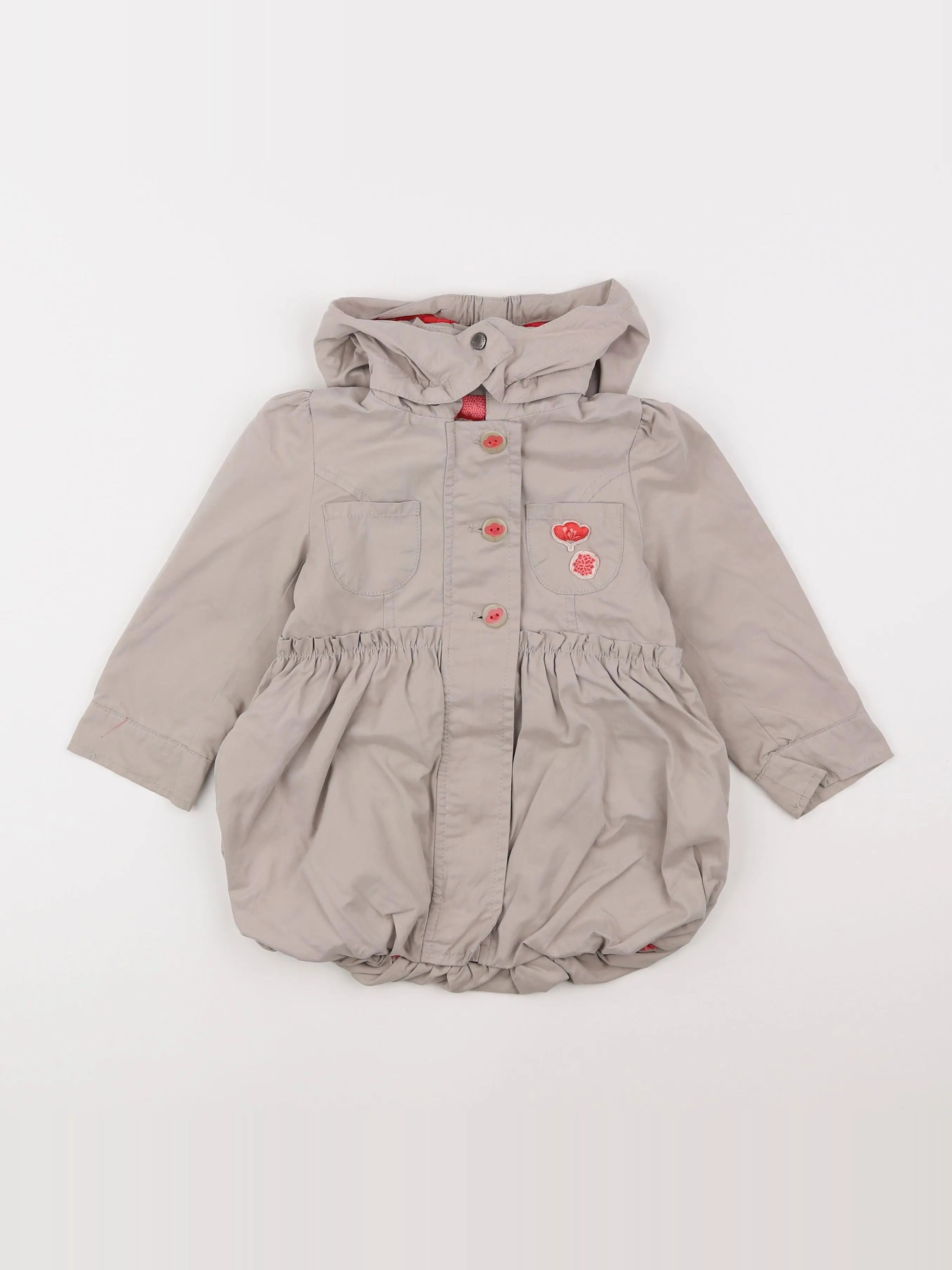 Vertbaudet - veste gris - 2 ans