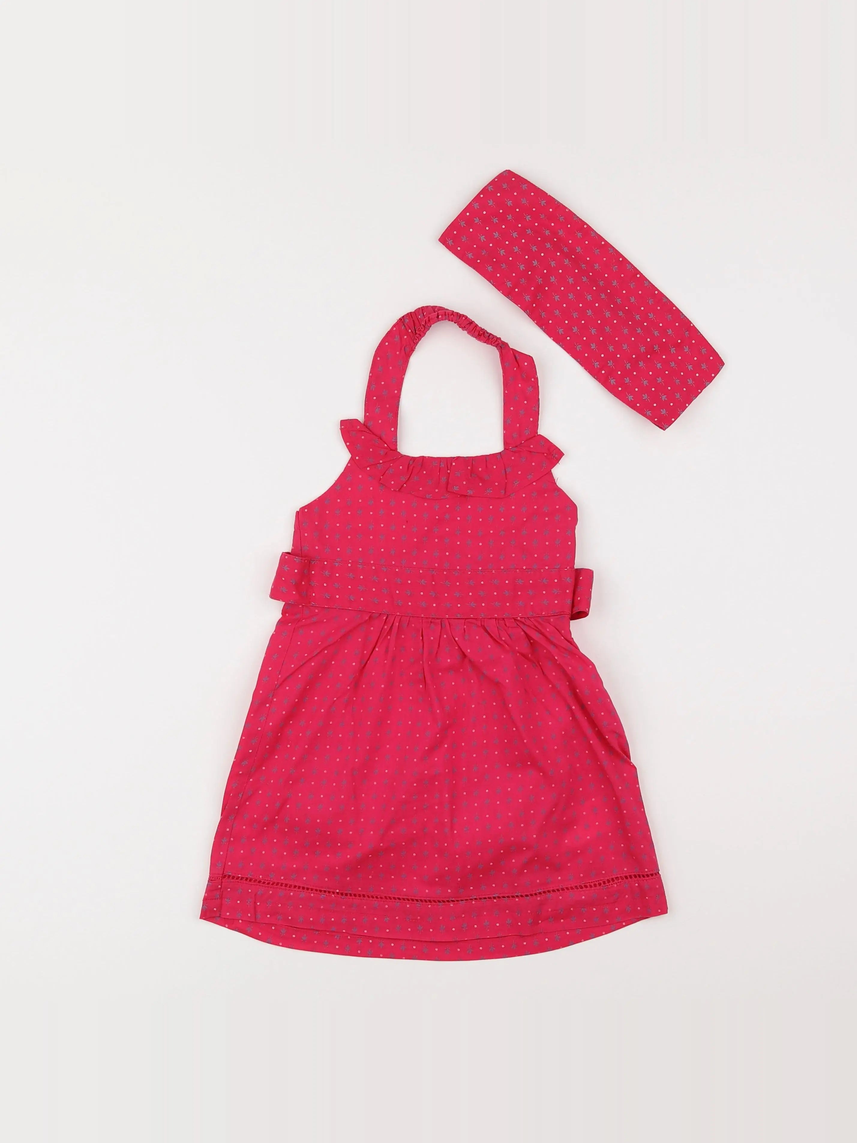 Vertbaudet - ensemble rose - 2 ans