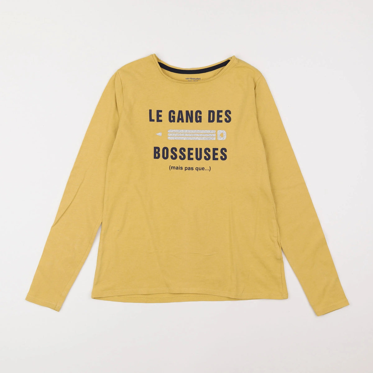 Vertbaudet - tee-shirt jaune - 10 ans