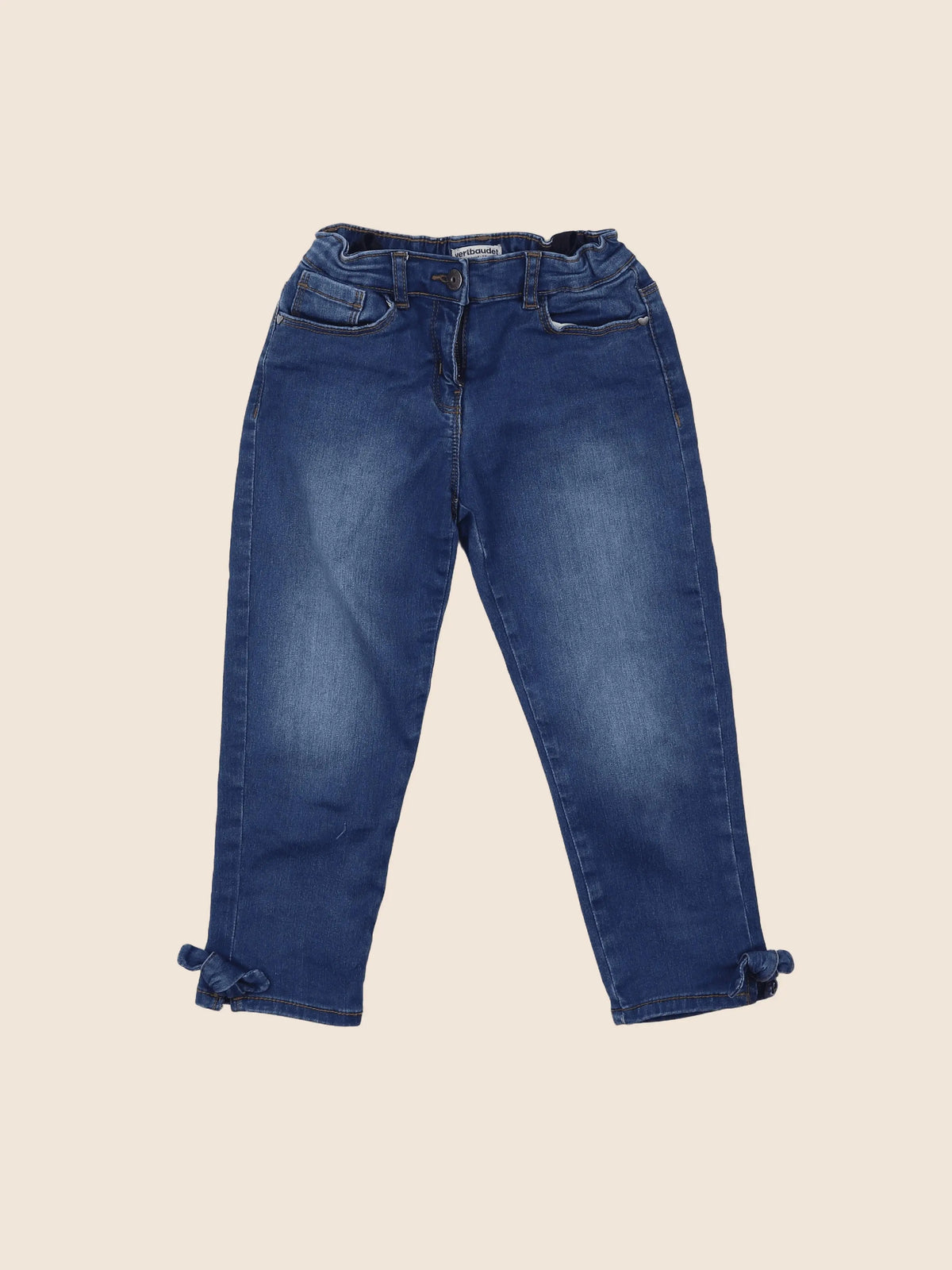 Vertbaudet - pantacourt bleu - 9 ans