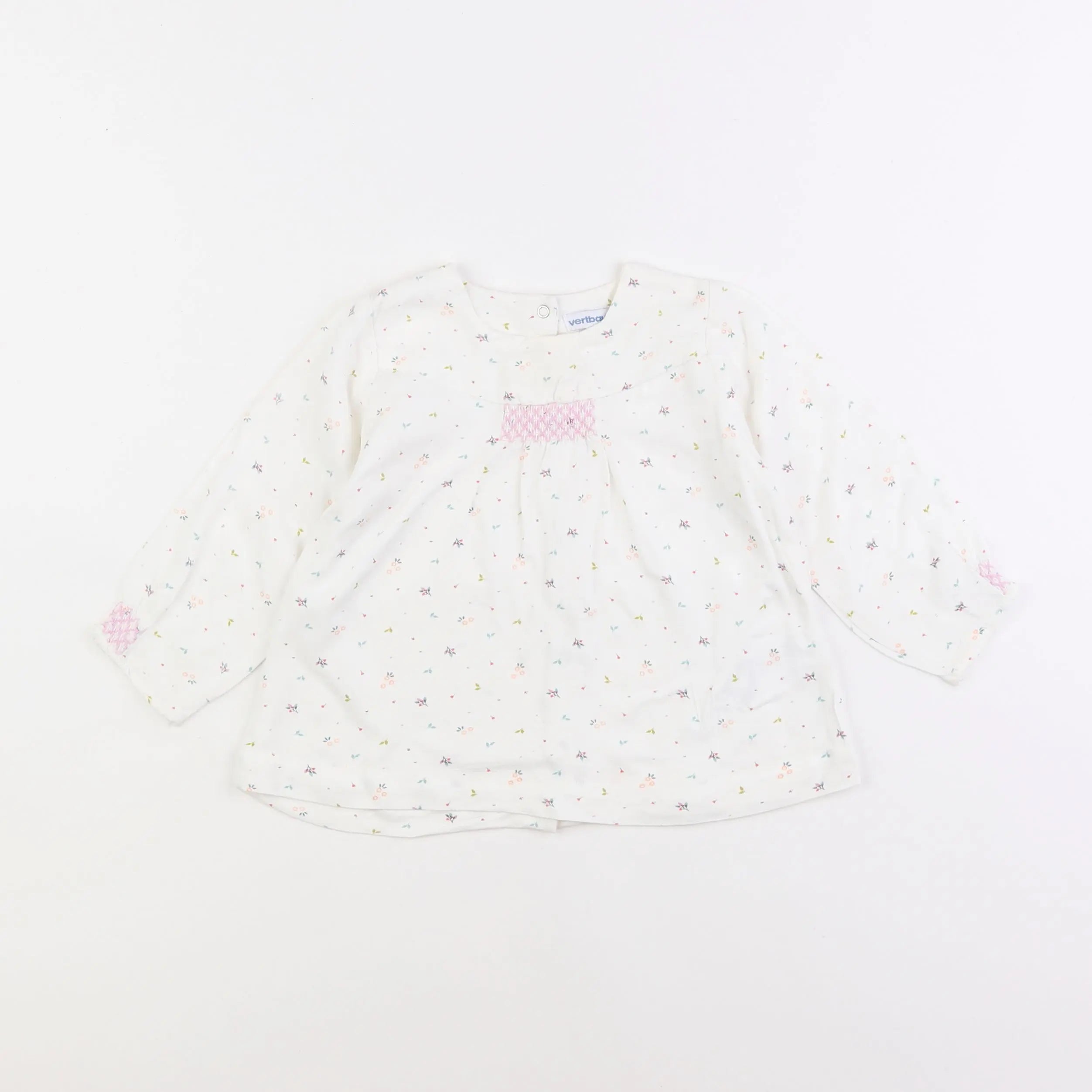 Vertbaudet - blouse blanc - 18 mois