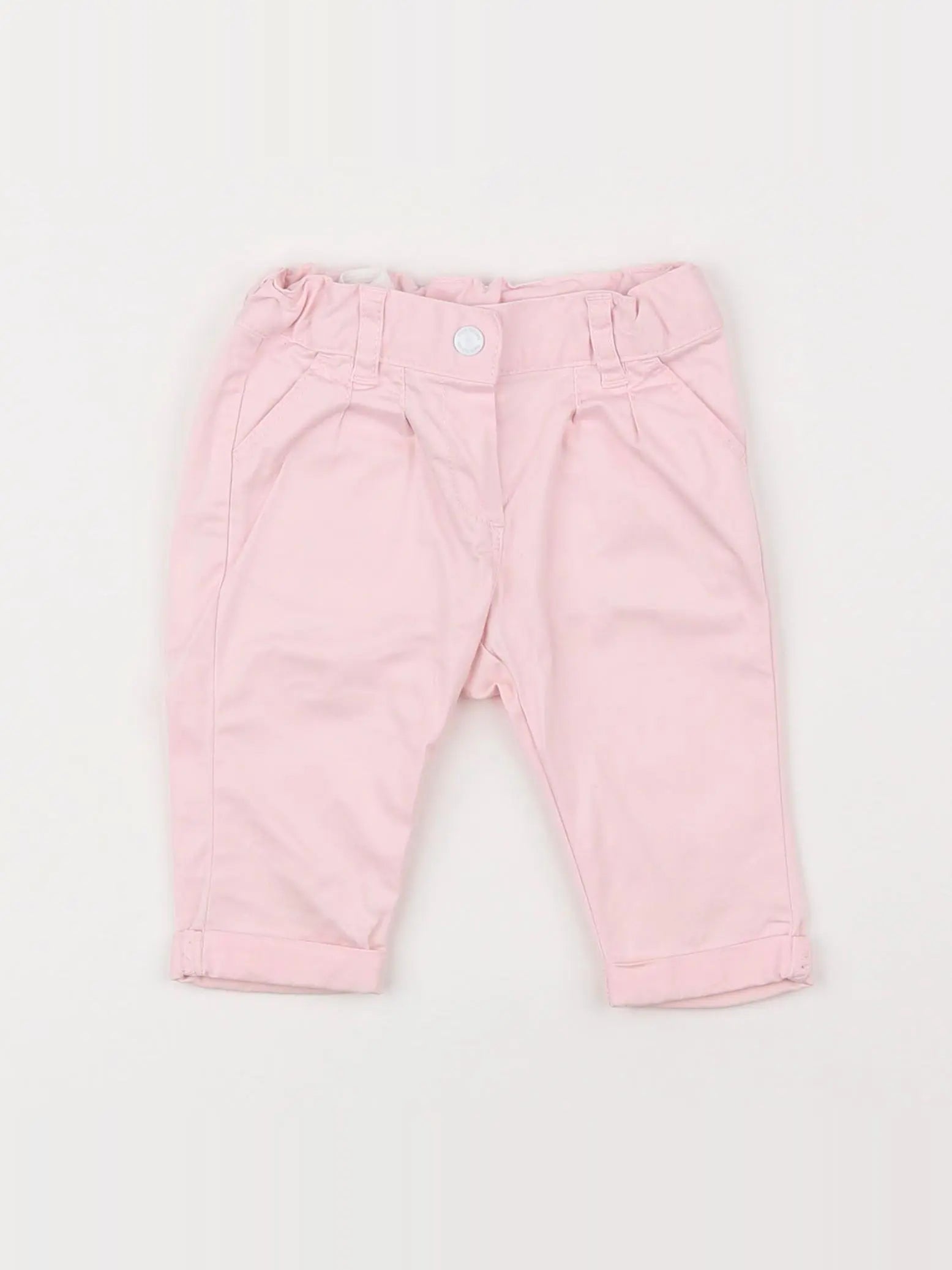 Petit Bateau - pantalon rose - 3 mois