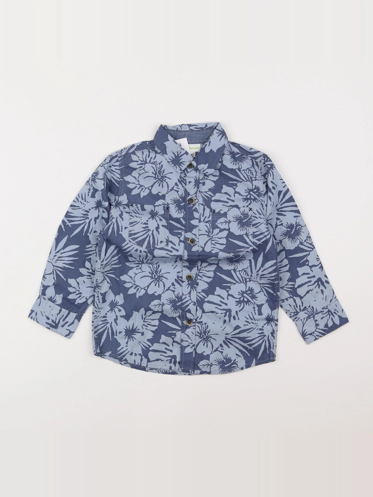 Vertbaudet - chemise bleu - 4 ans