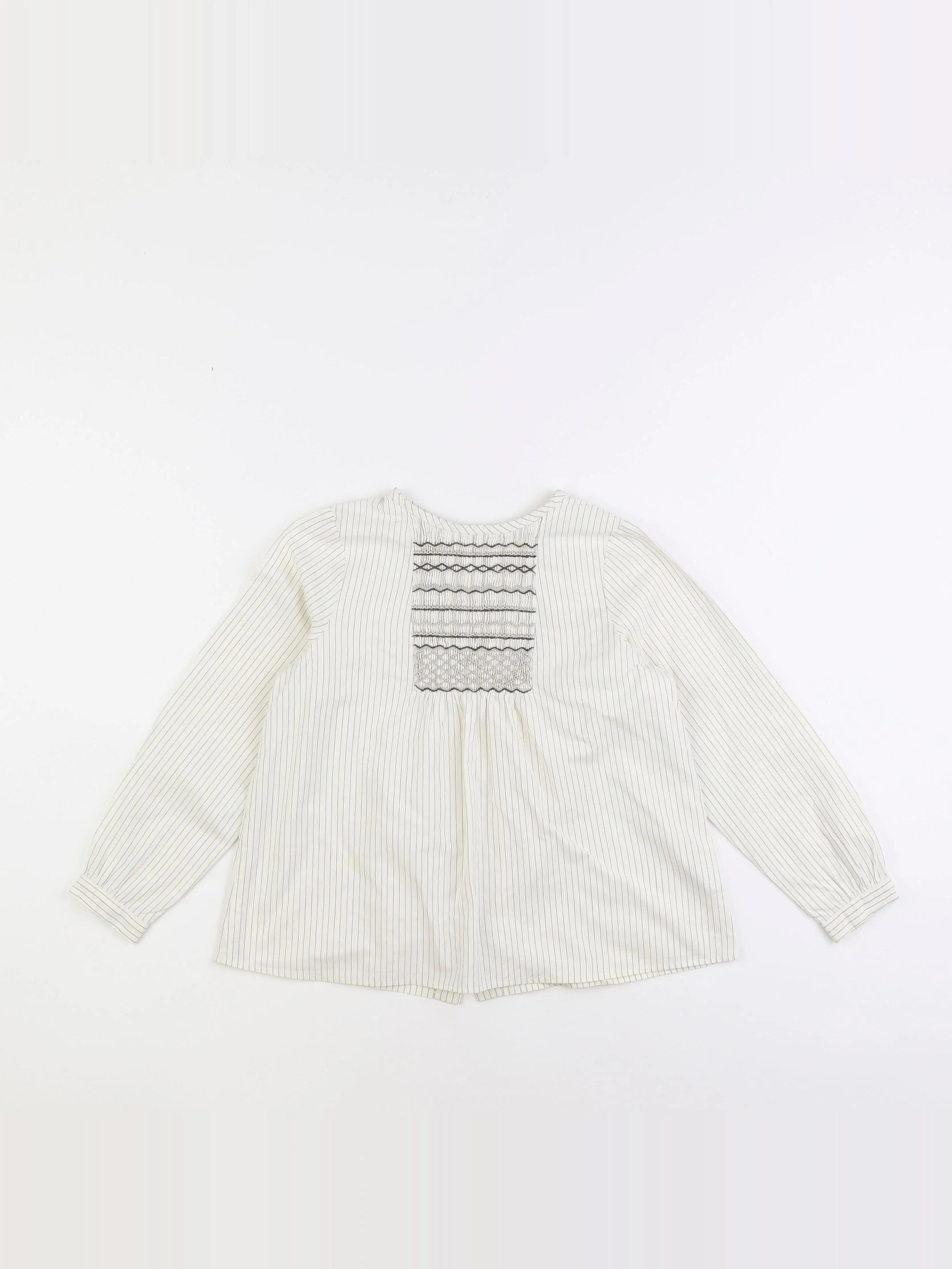 Bonpoint - blouse gris - 6 ans