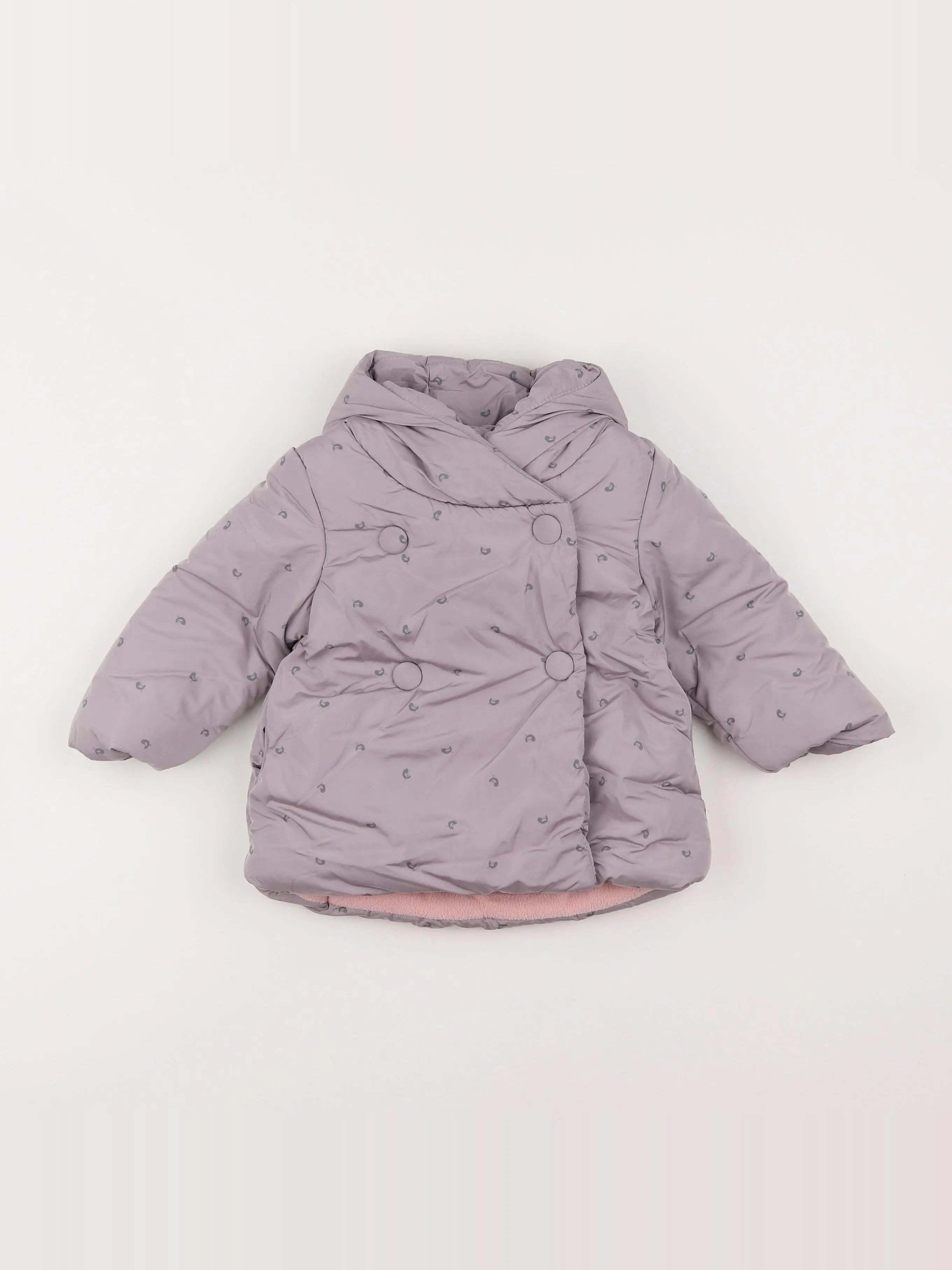 Cadet Rousselle - doudoune violet - 12 mois