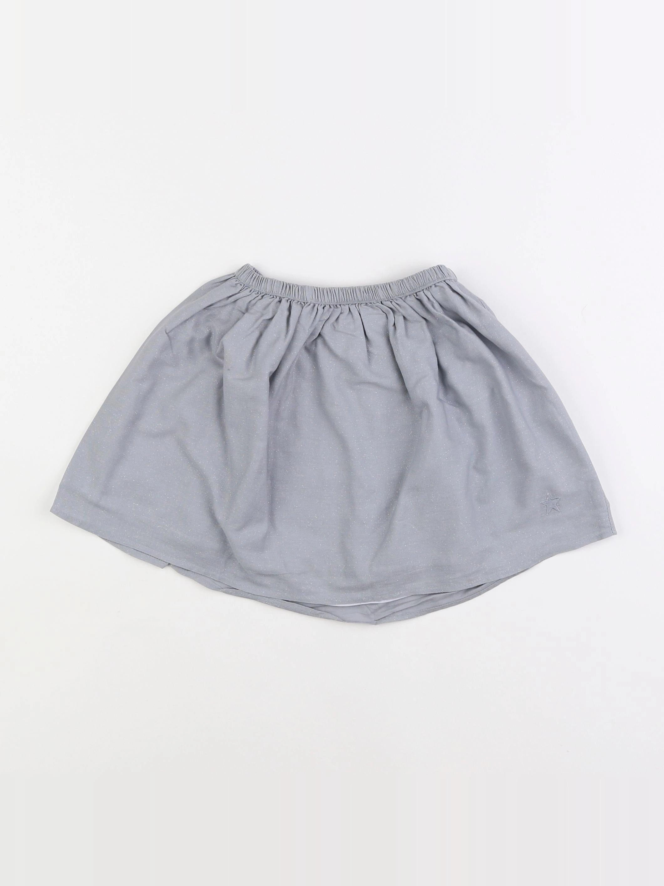 Numae - jupe bleu, argent - 4 ans