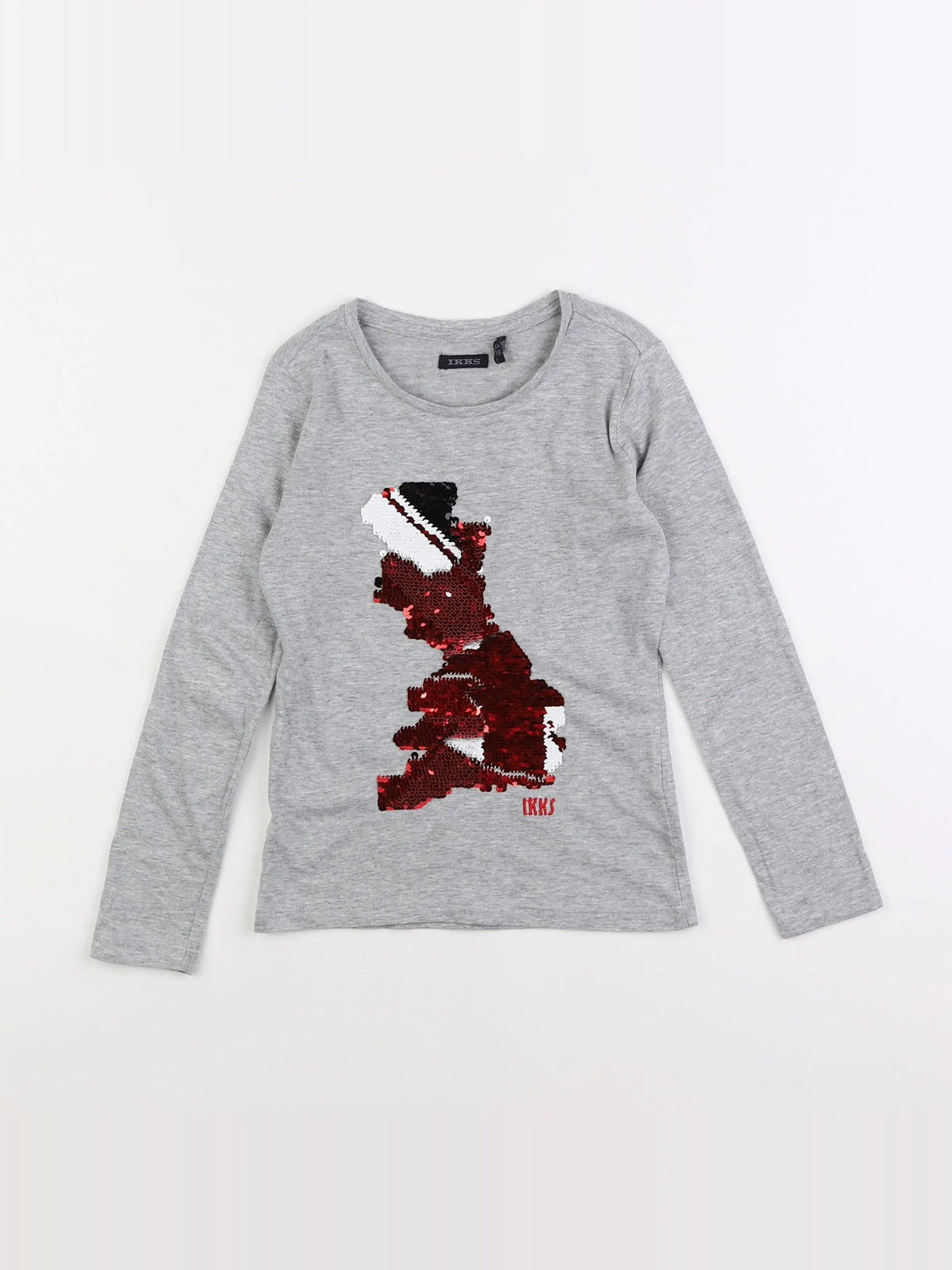 IKKS - tee-shirt gris - 6 ans