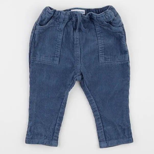 Vertbaudet - pantalon bleu - 6 mois