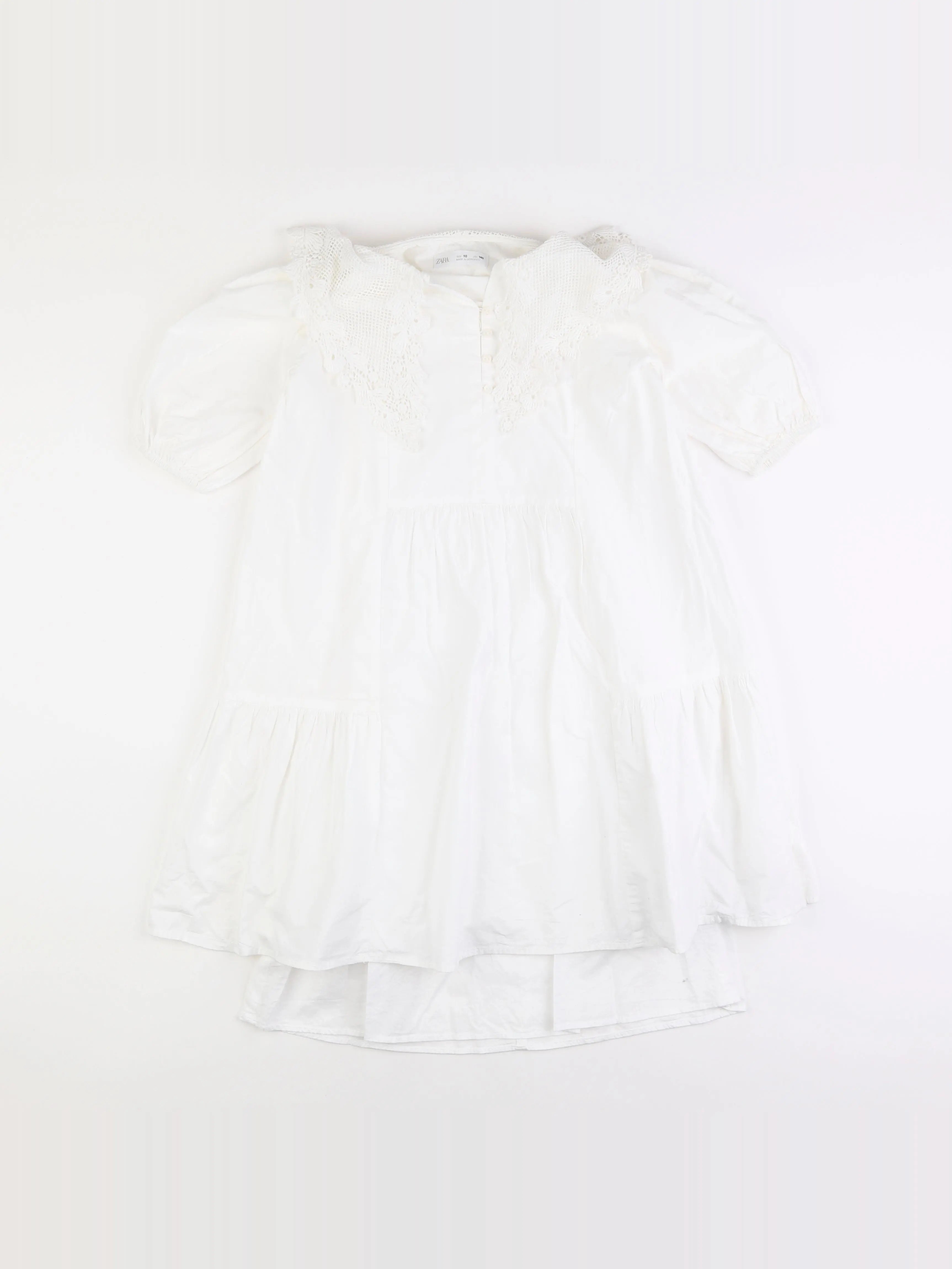 Zara - robe blanc - 10 ans