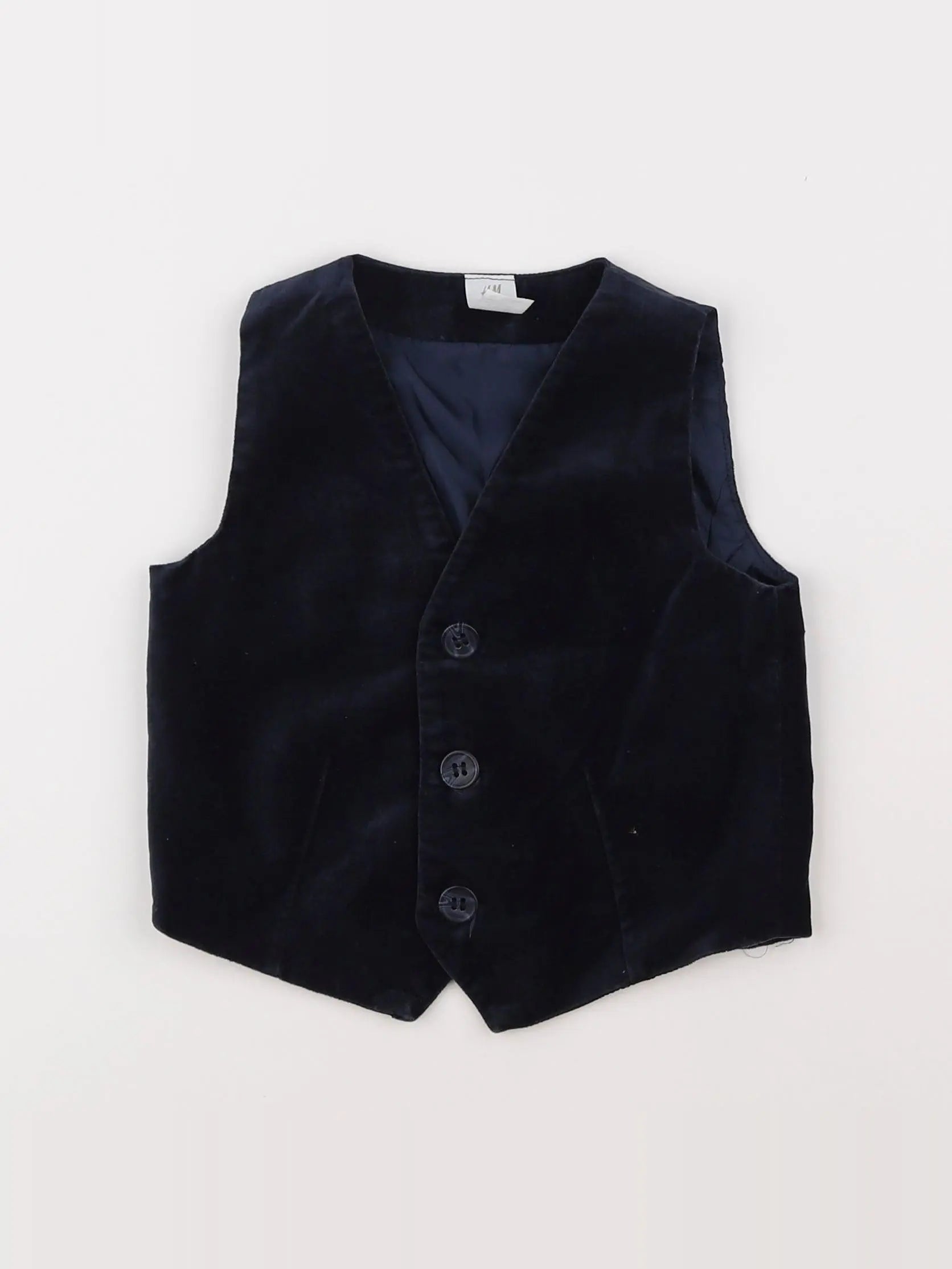 H&M - veste noir - 18 mois