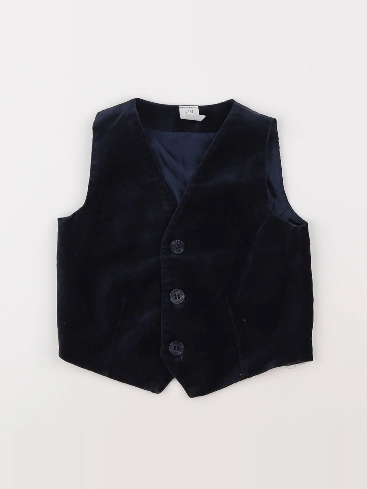 H&M - veste noir - 18 mois