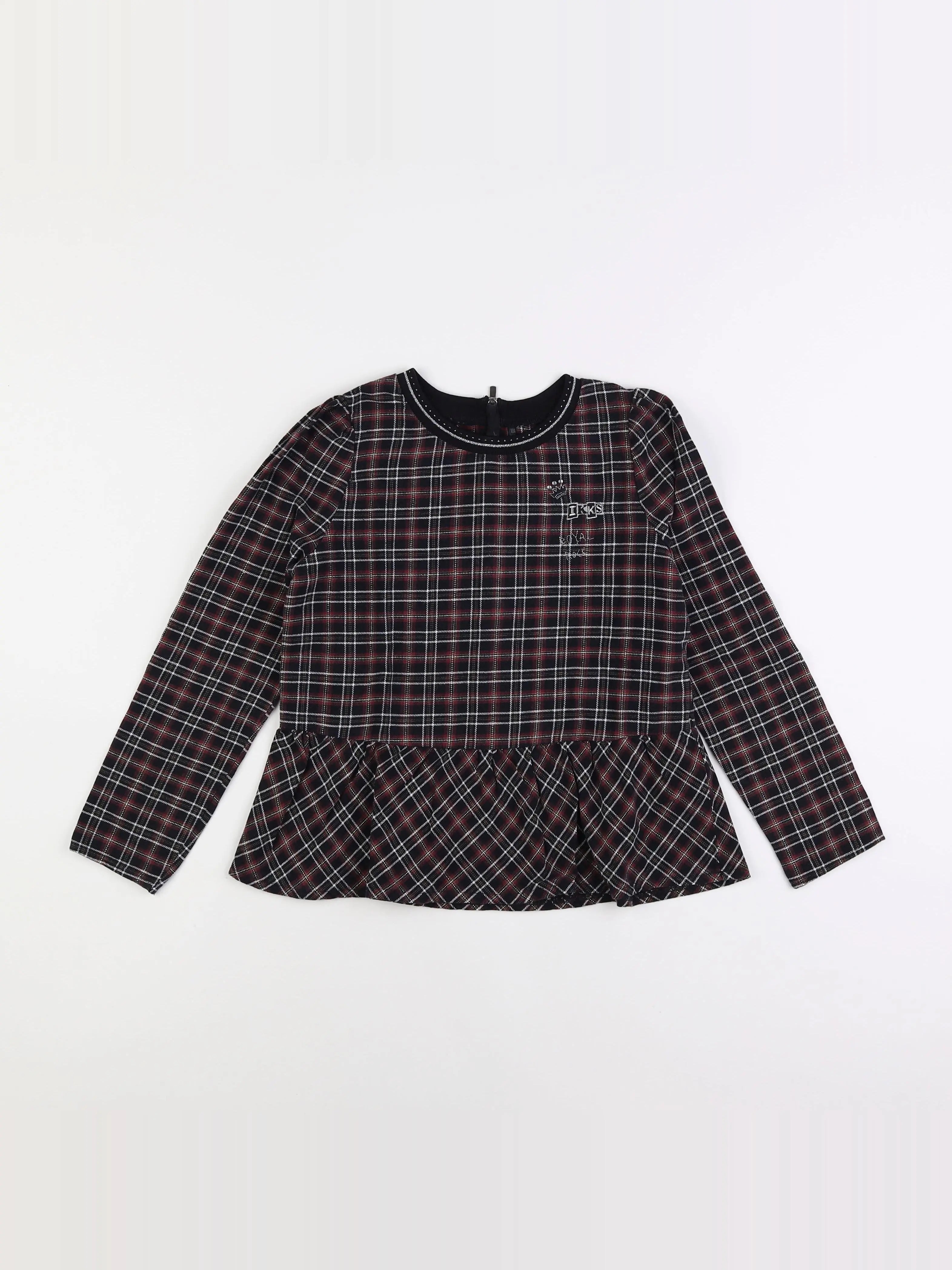 IKKS - blouse rouge - 10 ans