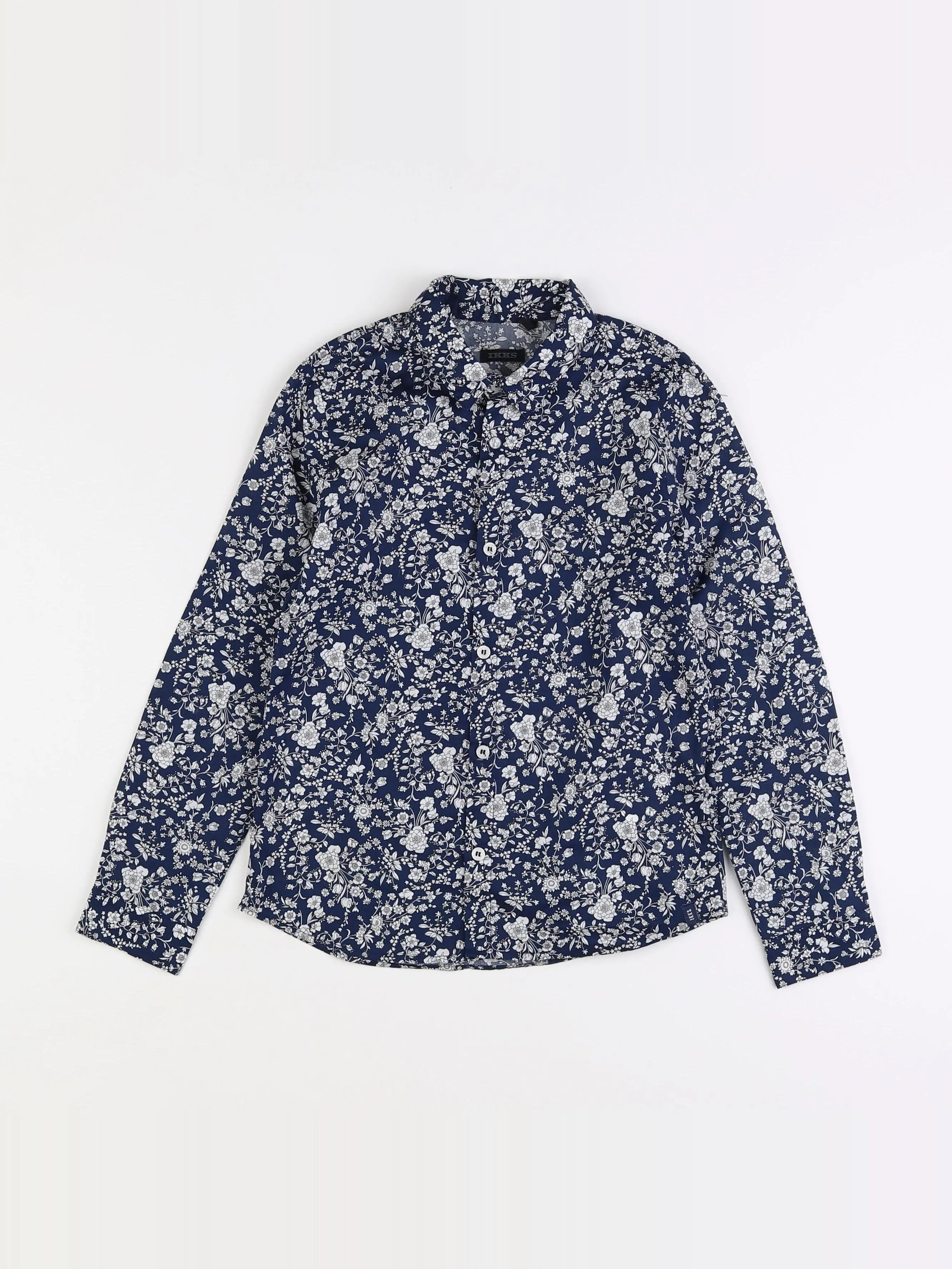 IKKS - chemise bleu - 8 ans